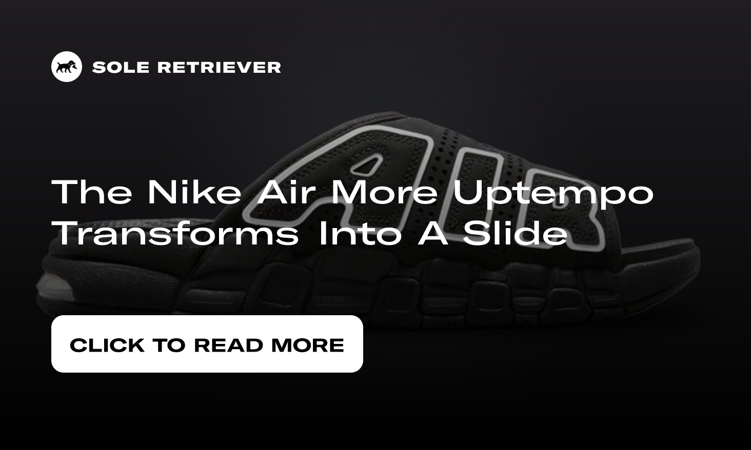 Nike Air More Uptempo Slide Black DV2137-001