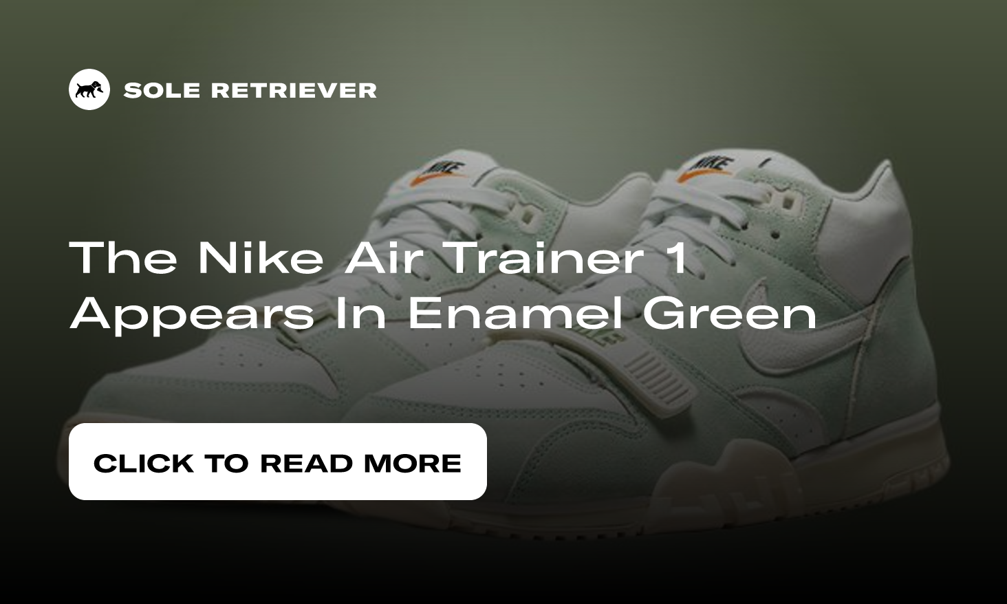 The Nike Air Trainer 1 Appears In Enamel Green - Sneaker News