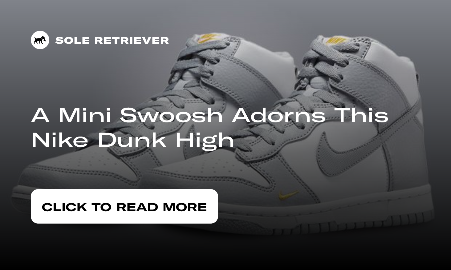 A Mini Swoosh Adorns This Nike Dunk High