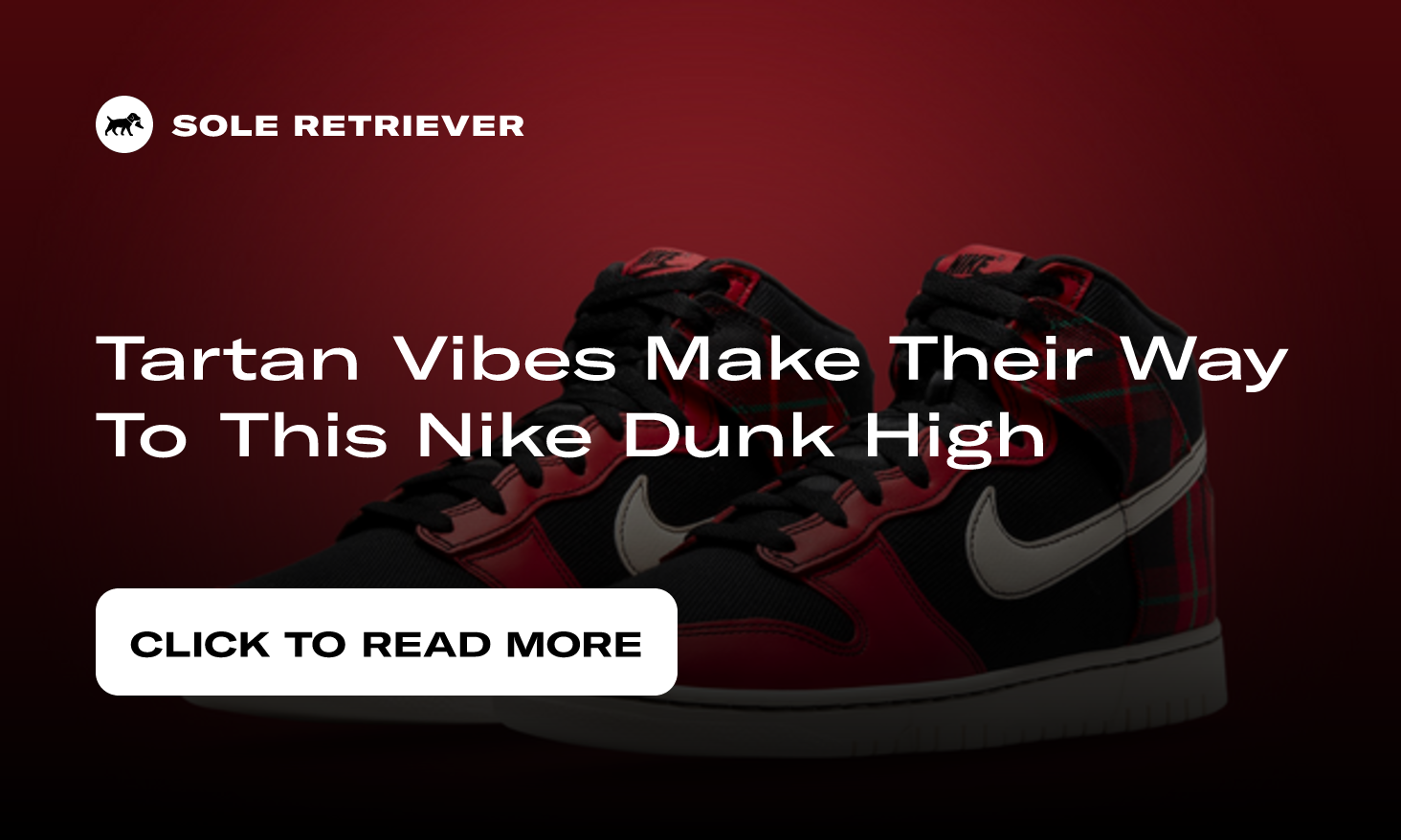 Nike Dunk High SE Tartan Plaid Black University Red Men's - DV0826