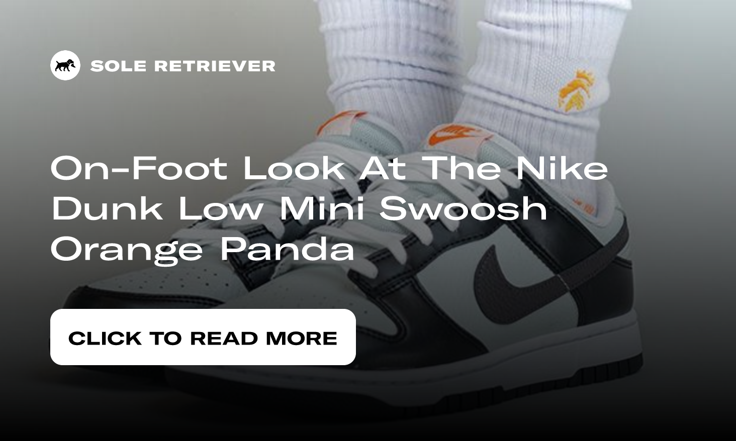 On-Foot Look At The Nike Dunk Low Mini Swoosh Orange Panda