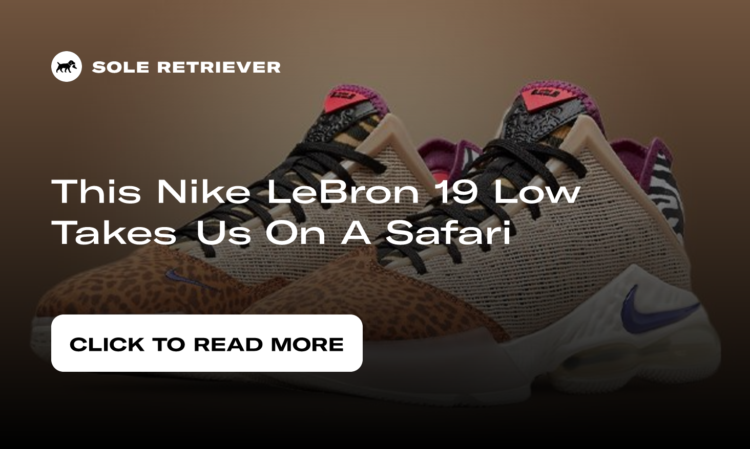 This Nike LeBron 19 Low Takes Us On A Safari