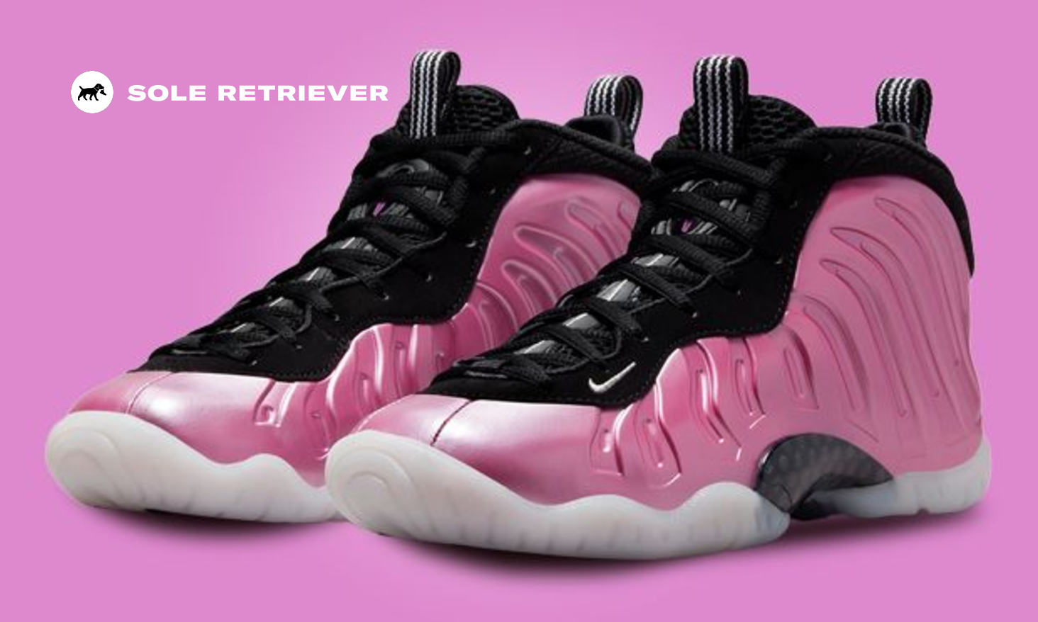 Pink foamposites grade school hotsell