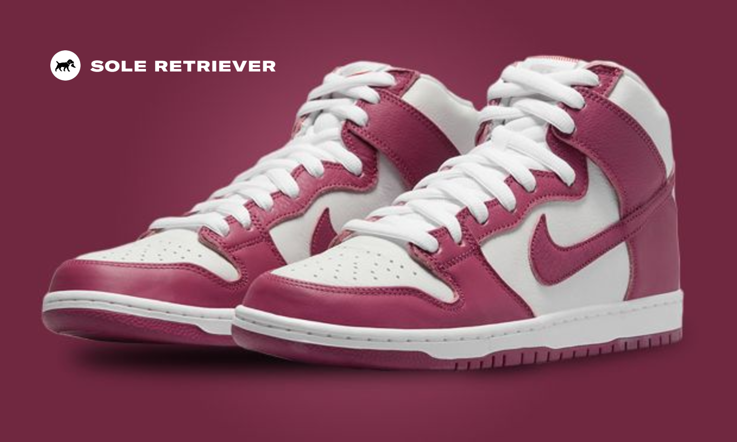 Sweet Beet Shades Appear On This Orange Label Nike SB Dunk High