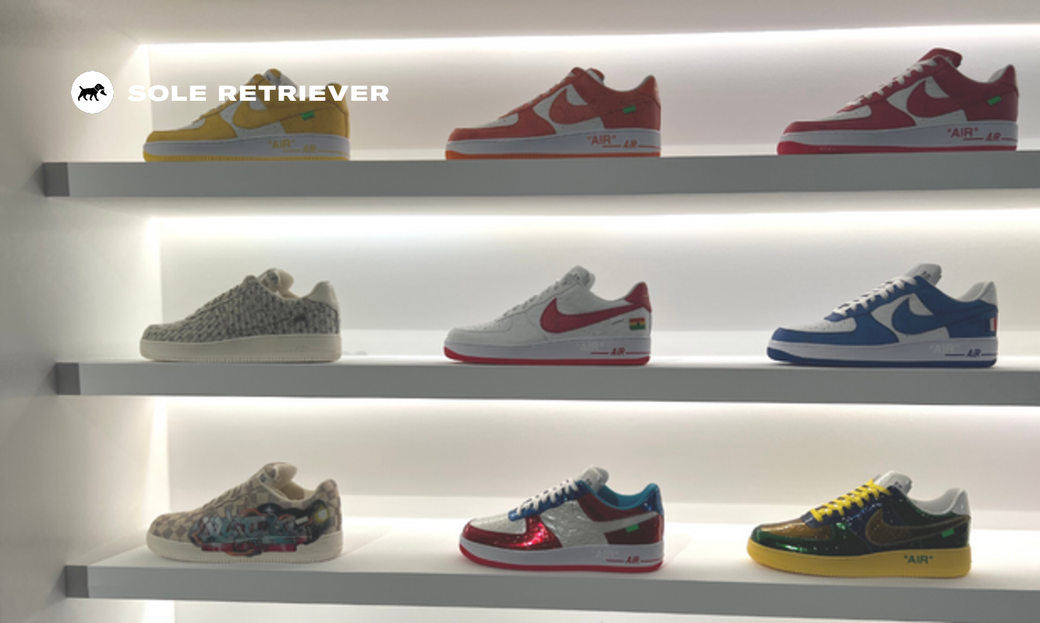 Reseller Accidentally Shares Bulk Louis Vuitton x Nike Air Force 1