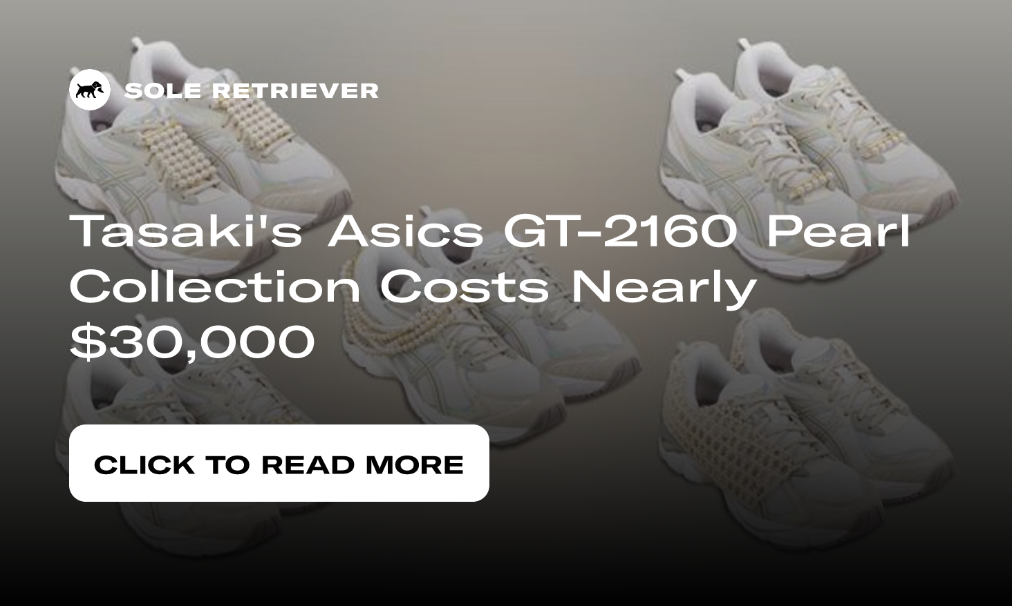 Tasaki's Asics GT-2160 Pearl Collection Costs Nearly $30,000