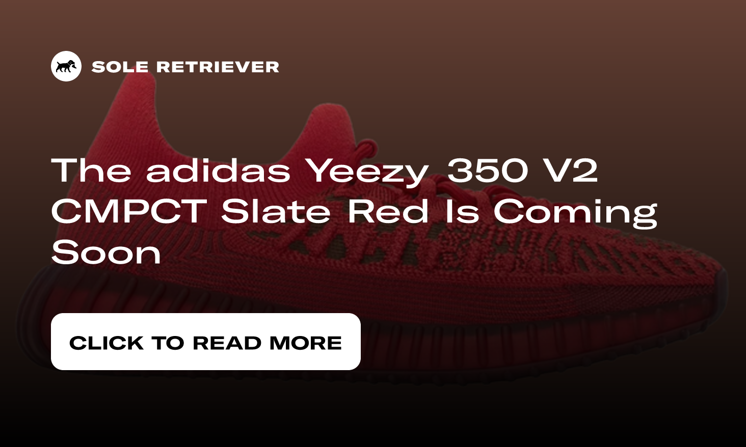 The adidas Yeezy 350 V2 CMPCT Slate Red Is Coming Soon