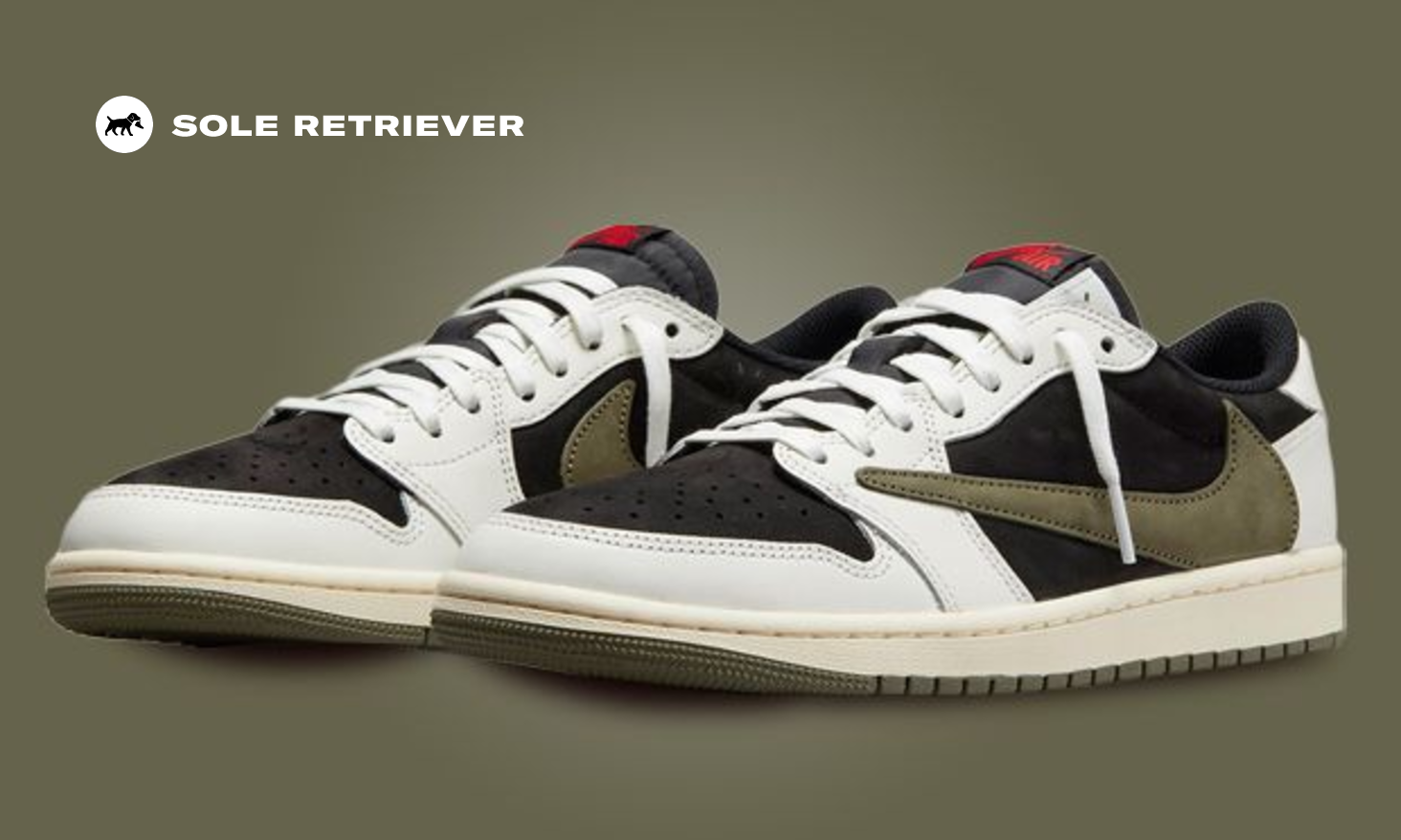 Travis Scott Air Jordan 1 Low OG Olive Official Images