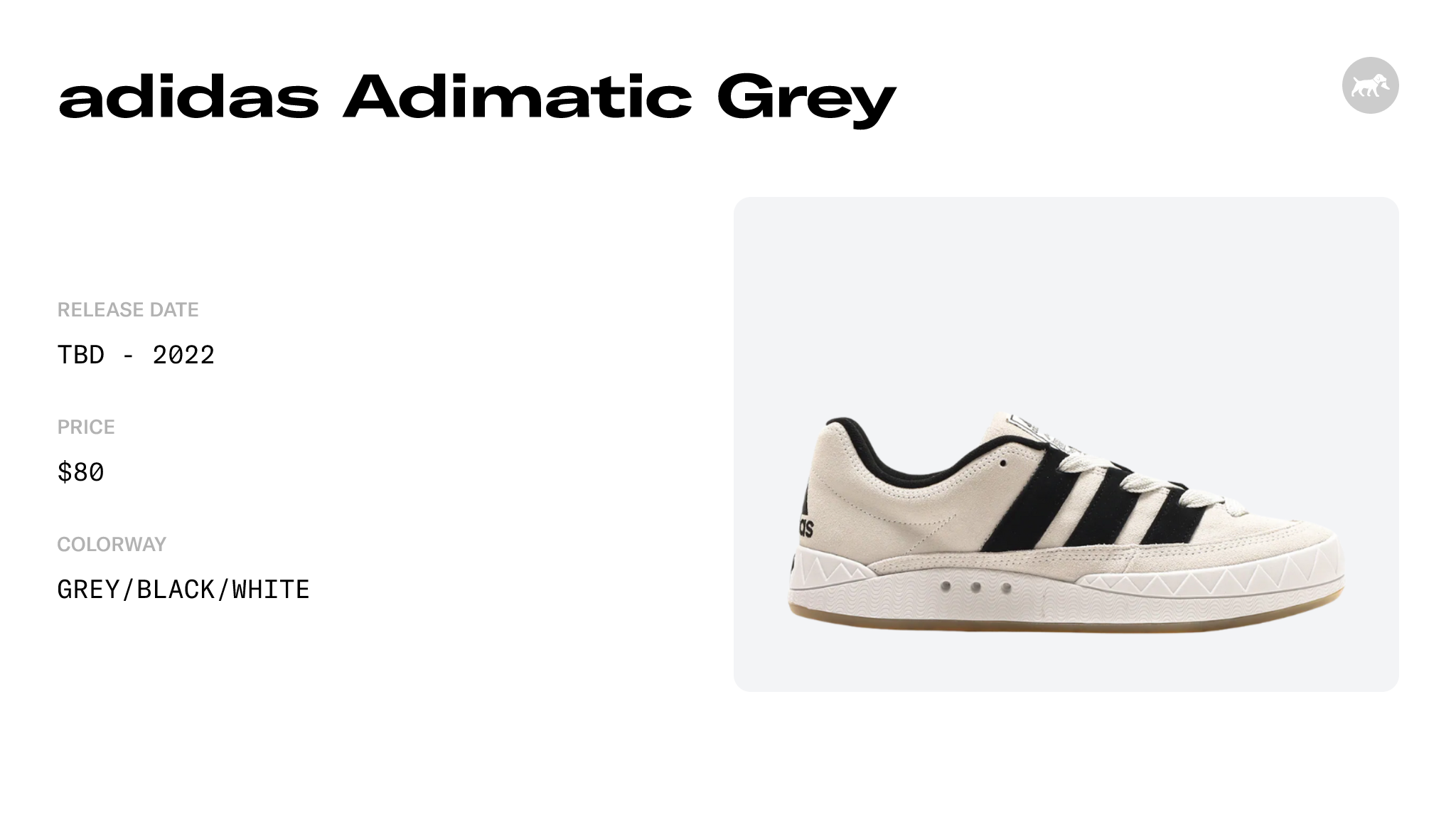 adidas Adimatic Grey - GY2091 Raffles and Release Date
