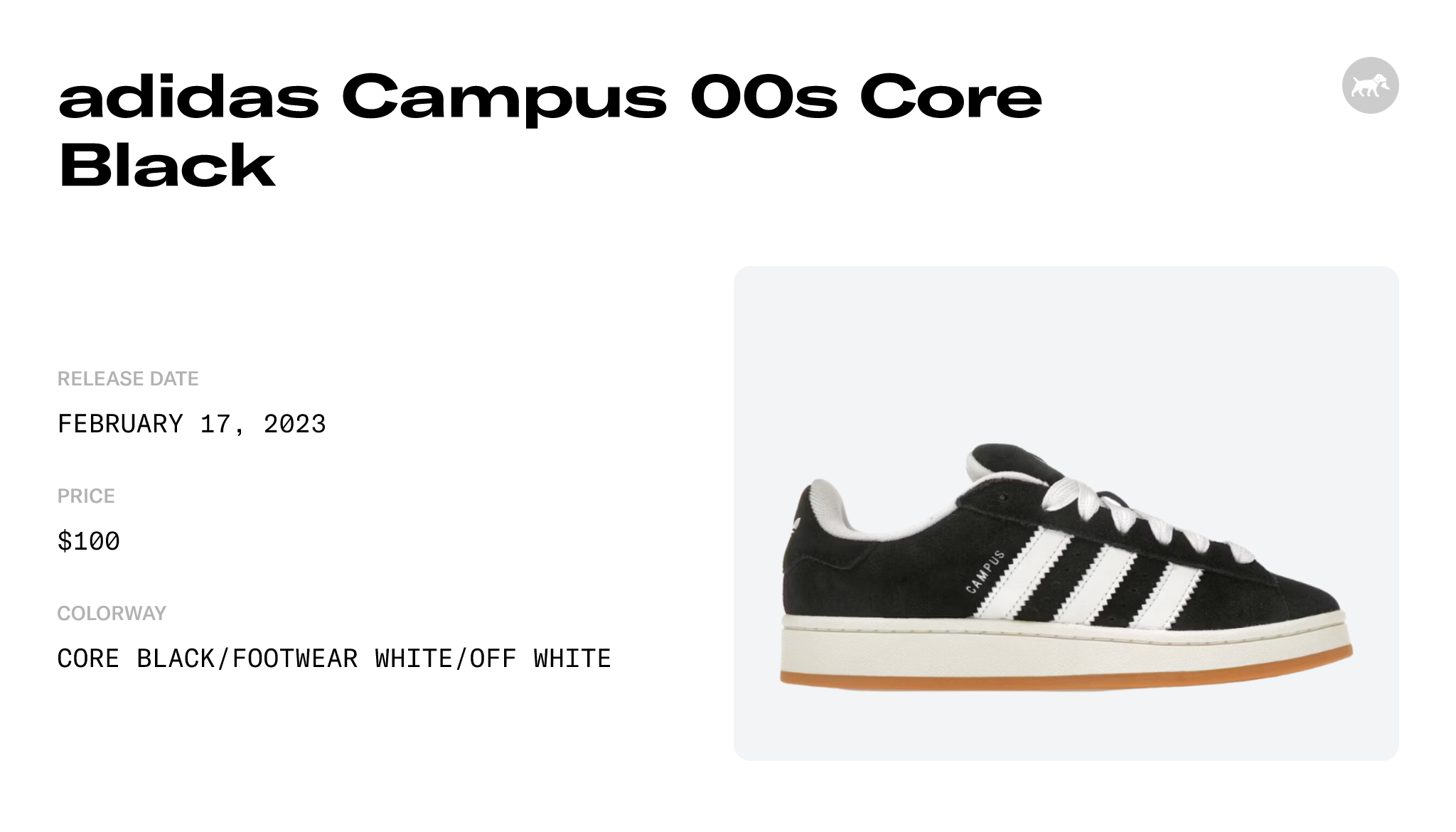 adidas Campus 00s Core Black - HQ8708 Raffles and Release Date