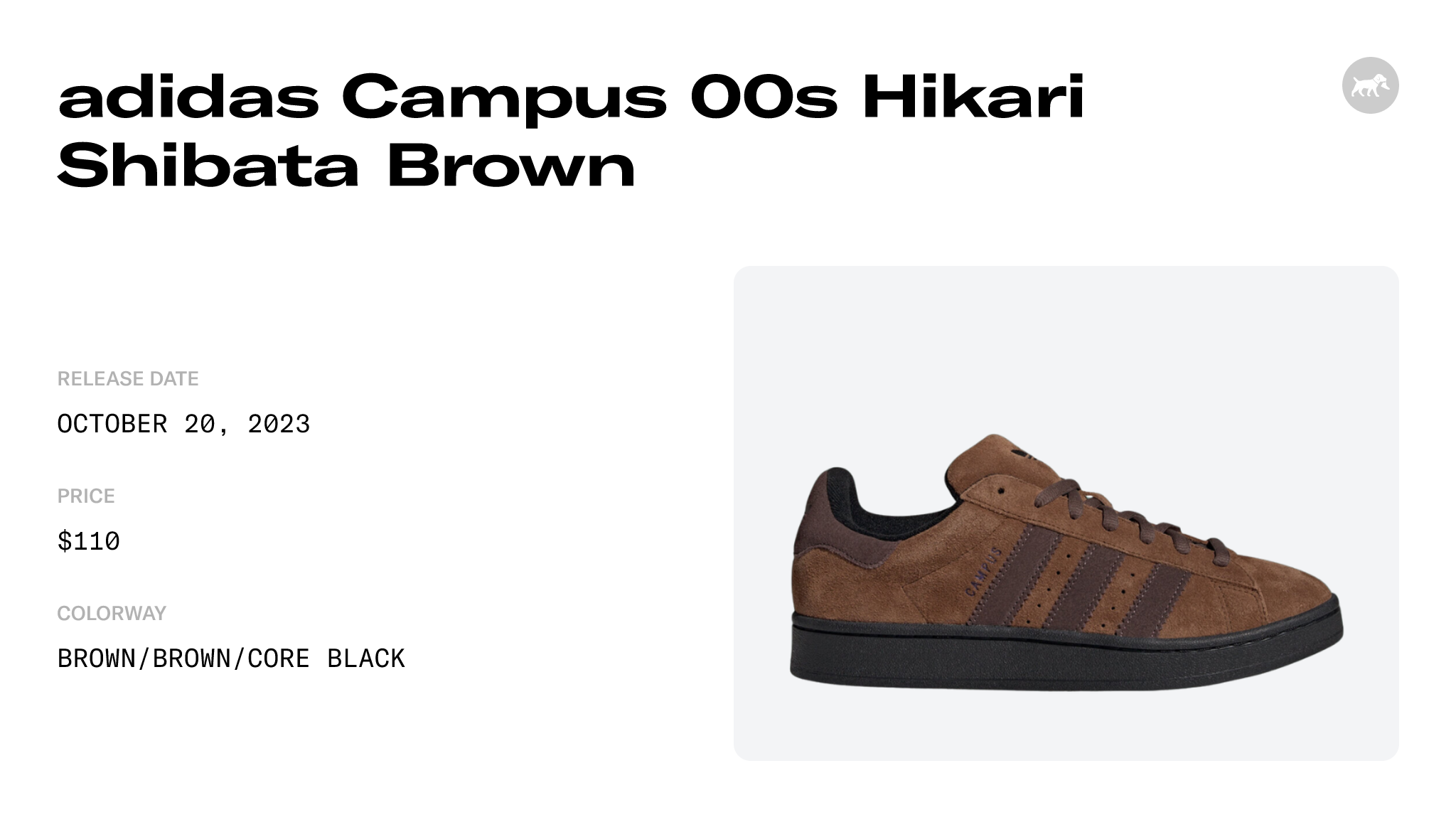 adidas Campus 00s Hikari Shibata Brown - IG1722 Raffles and