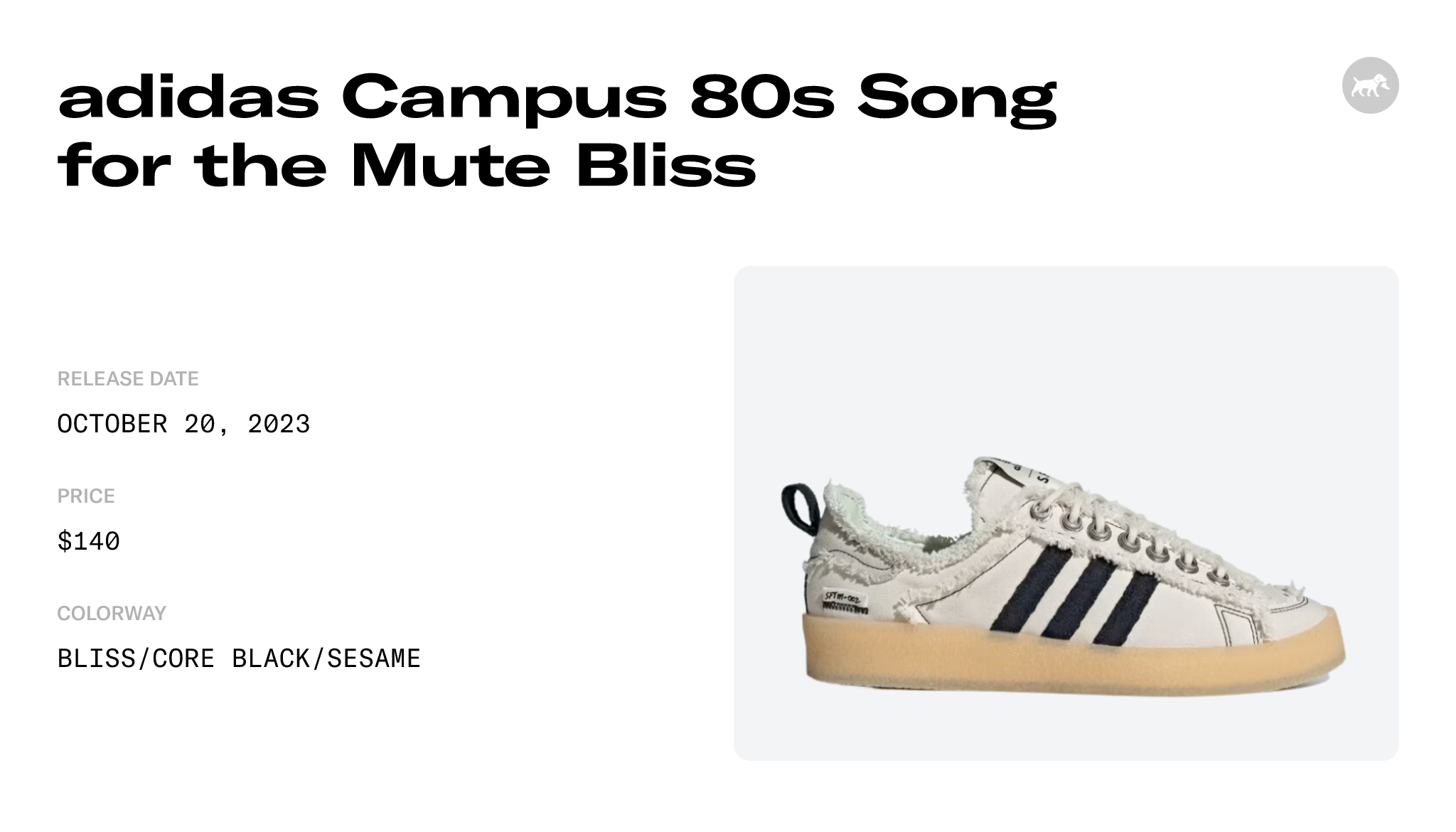adidas Campus 80s Song for the Mute Bliss - ID4818 Raffles and Release Date