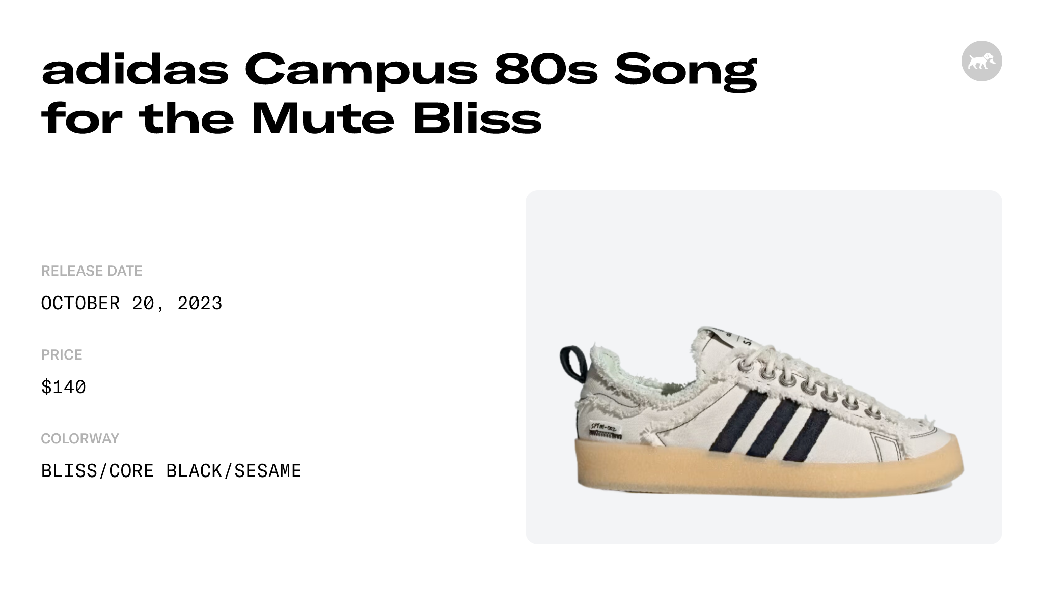 adidas Campus 80s Song for the Mute Bliss - ID4818 Raffles and