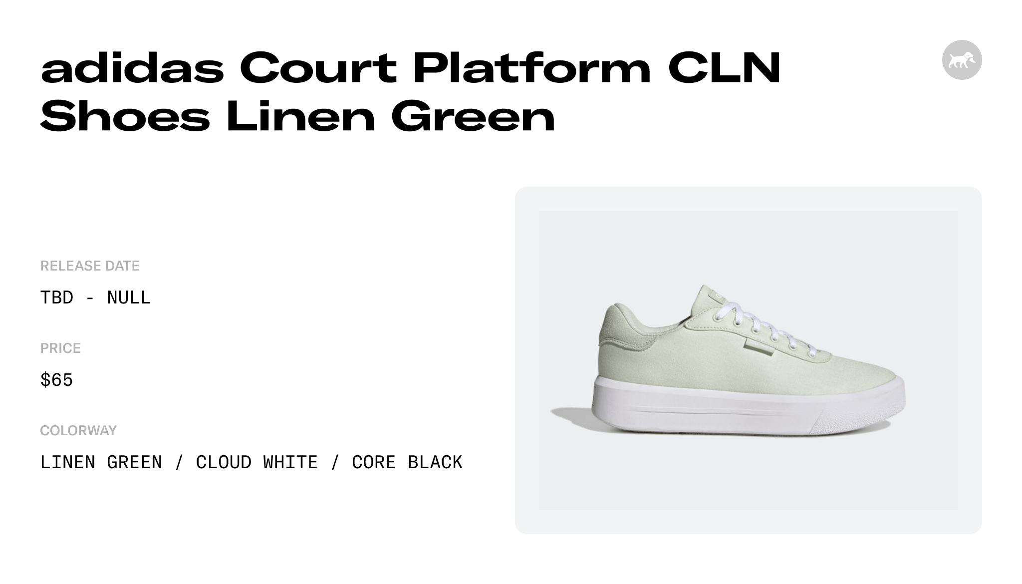 Adidas Court Platform CLN Womens Shoes