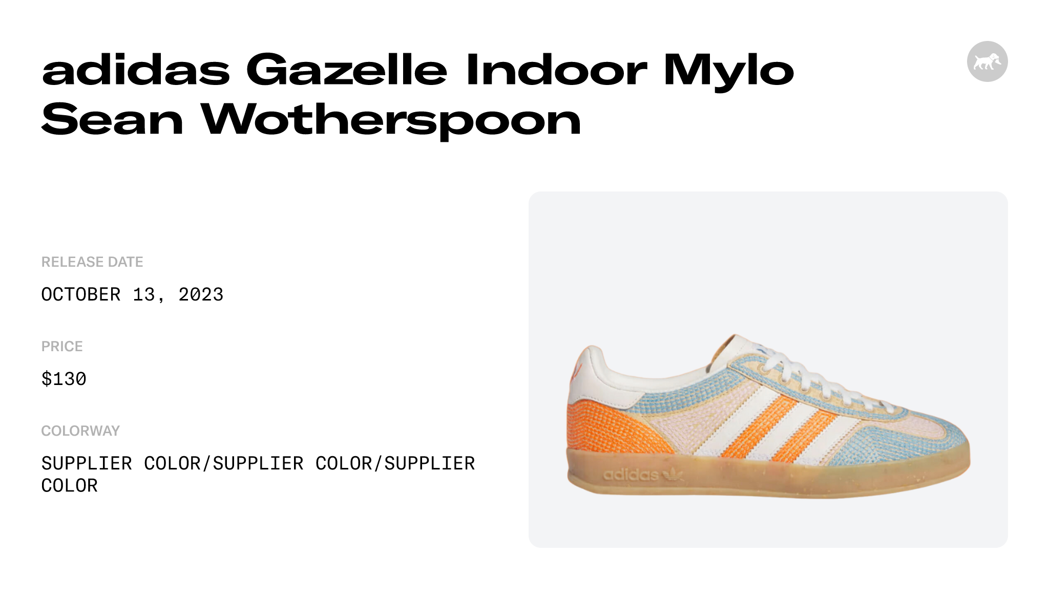 Sean Wotherspoon x adidas Gazelle Indoor Mylo ID2686