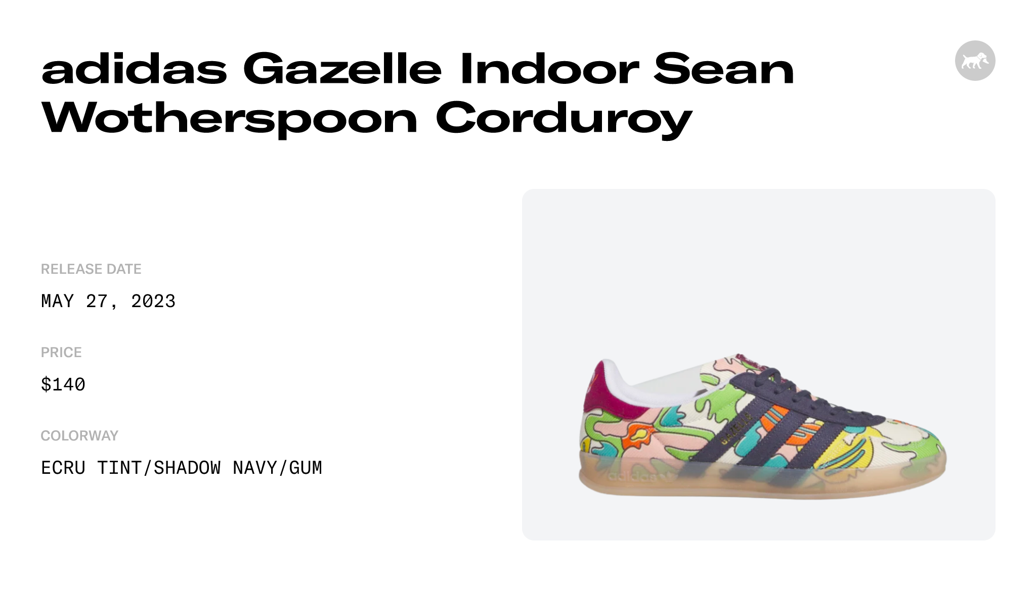 Sean Wotherspoon x adidas Gazelle Indoor Corduroy IG2849