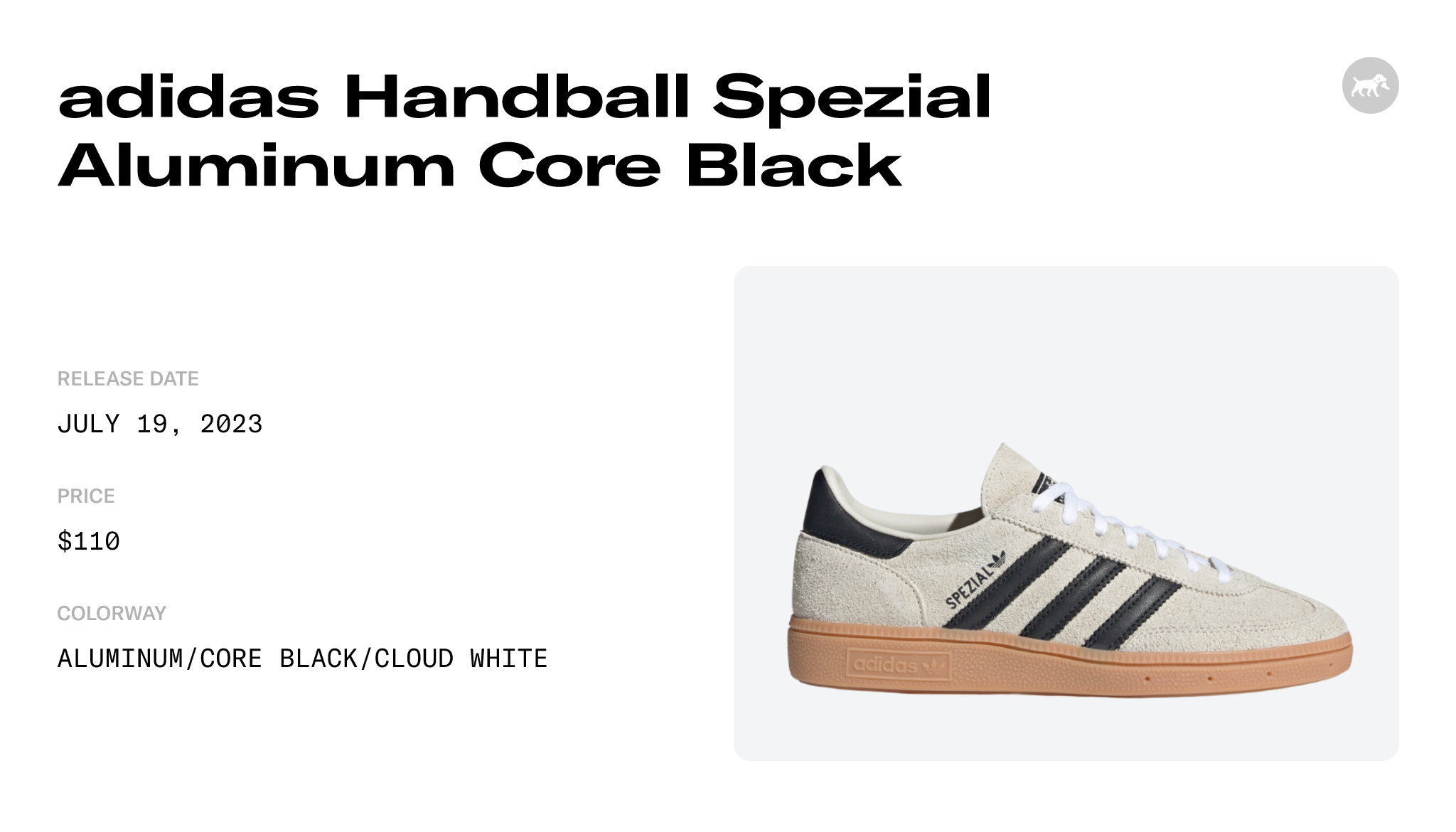 adidas Handball Spezial Aluminum Core Black (Women's) - IF6562 - US