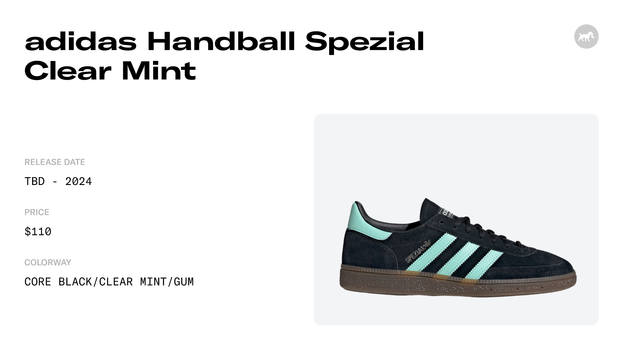 adidas Handball Spezial Clear Mint - IH7491 Raffles and Release Date
