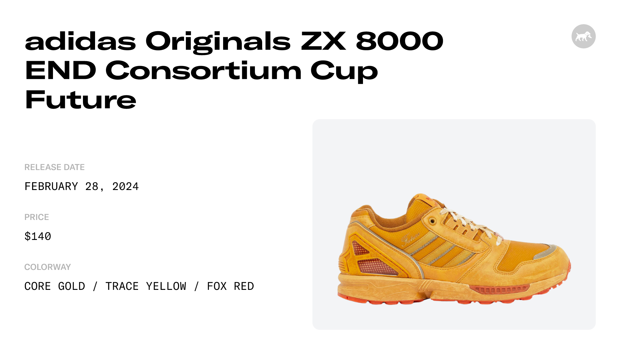 adidas Originals ZX 8000 END Consortium Cup Future - IG8562 