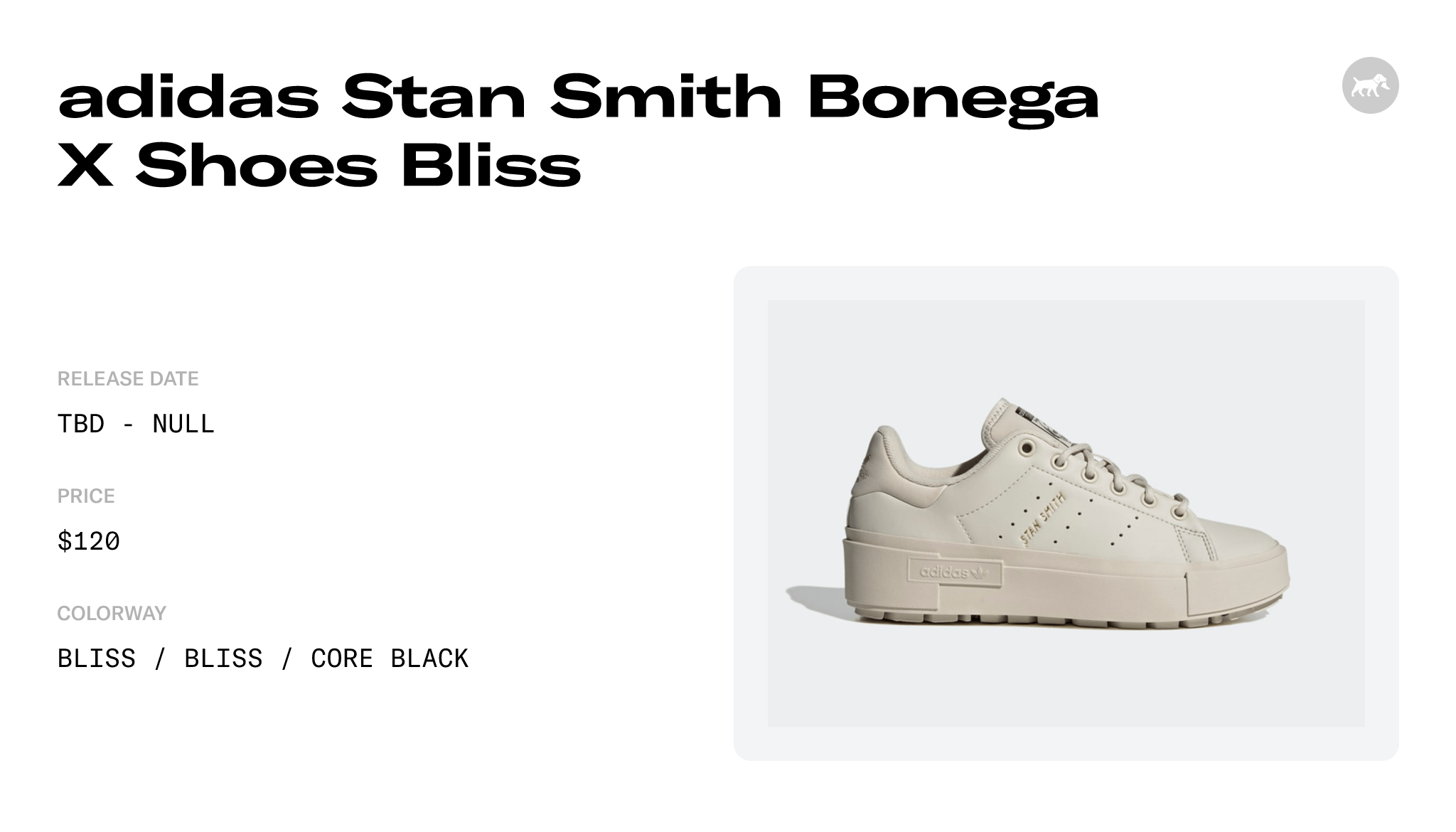 adidas Stan Smith Bonega X - Bliss and Date Raffles Release Shoes GY1499