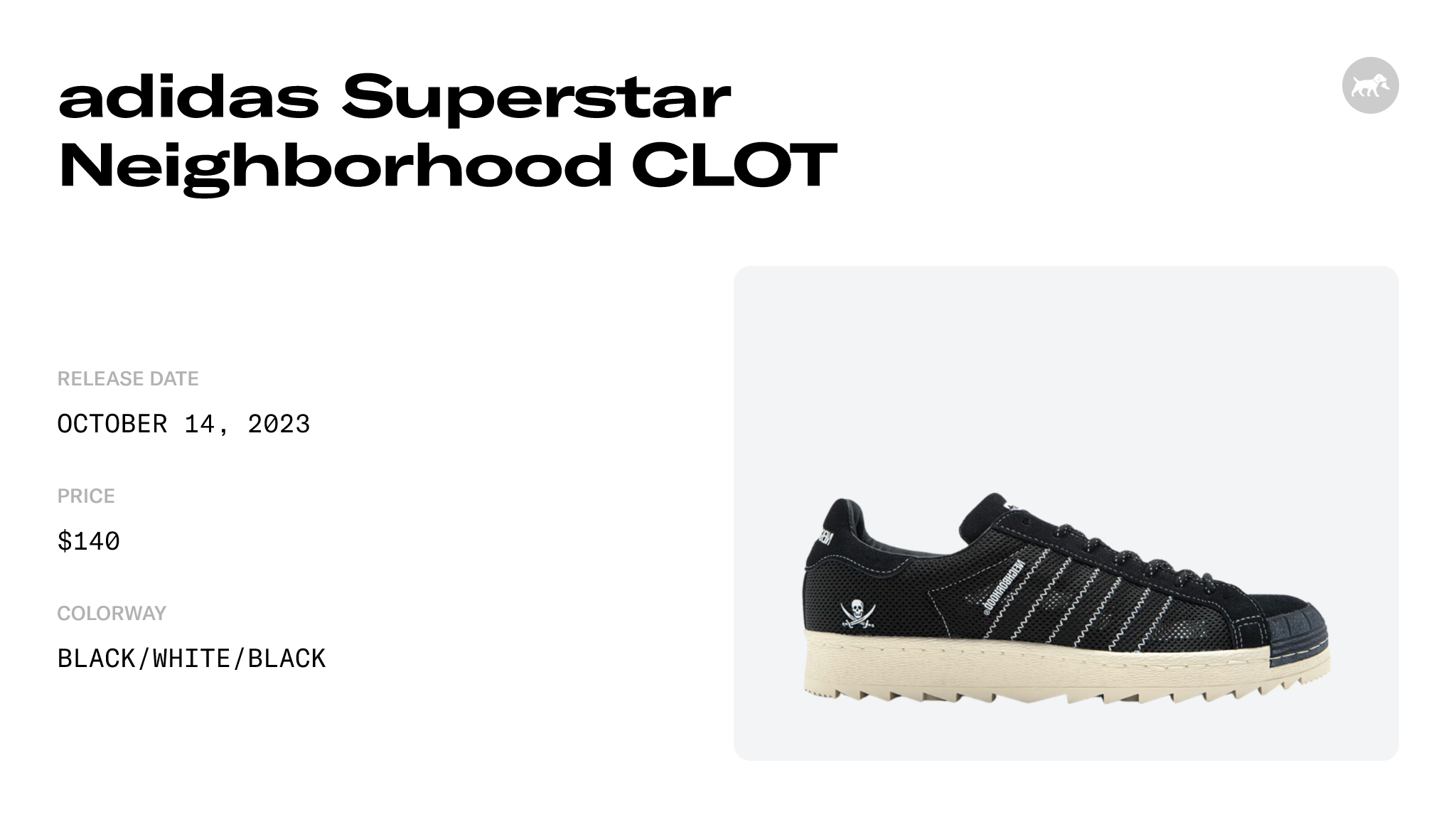 adidas Superstar Neighborhood CLOTfalse Raffles and Release Date