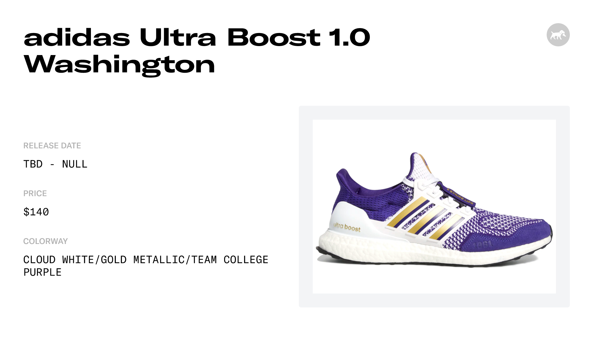 adidas Ultra Boost 1.0 Washington HQ5867 Release Info