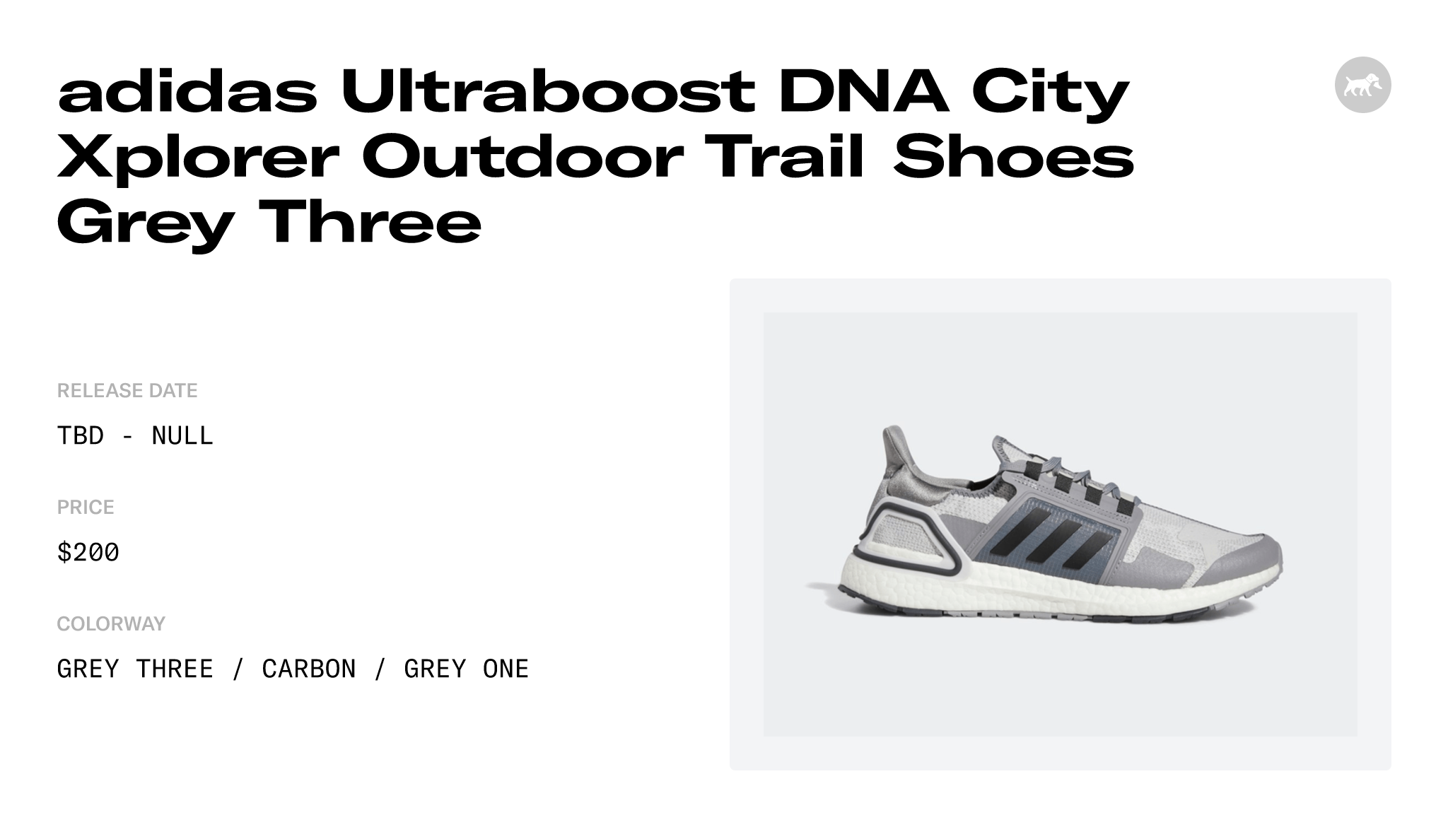 Adidas Ultraboost DNA City good Grey Three/Carbon/Grey One