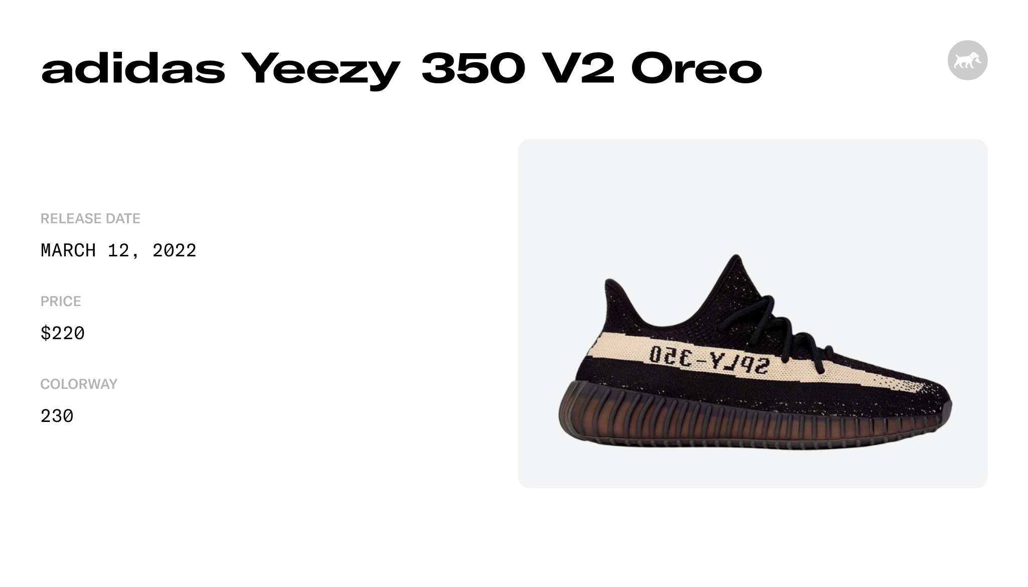 ADIDAS YEEZY BOOST 350 V2 TRAINERS in BLACK & WHITE OREO SHOES