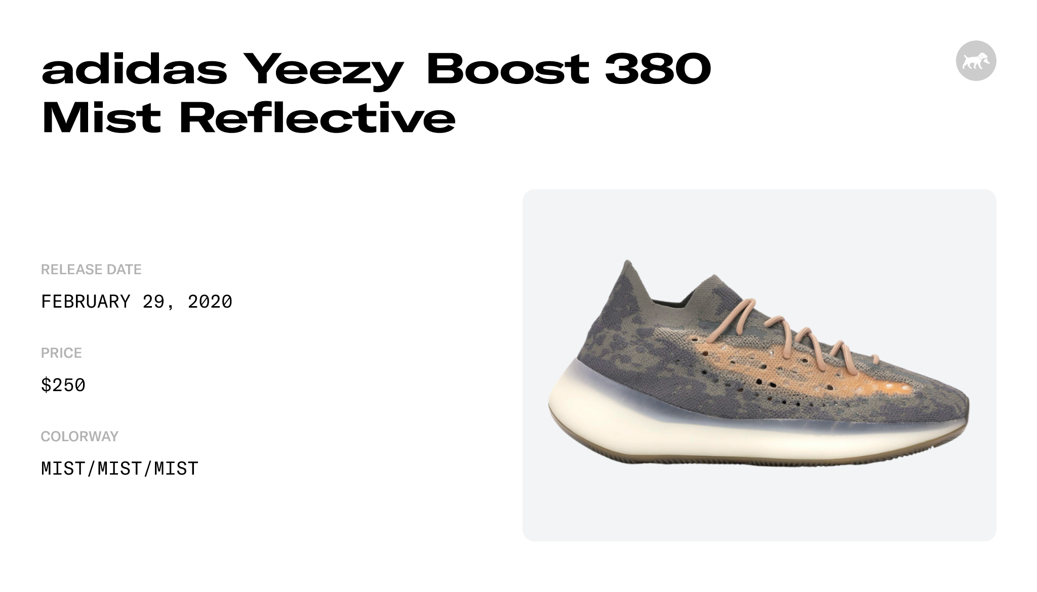 adidas Yeezy Boost 380 Mist Reflective - FX9846 Raffles and Release Date