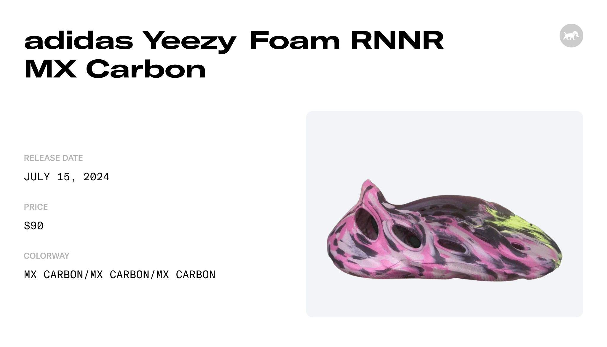 adidas Yeezy Foam Runner MX Carbon Details - JustFreshKicks