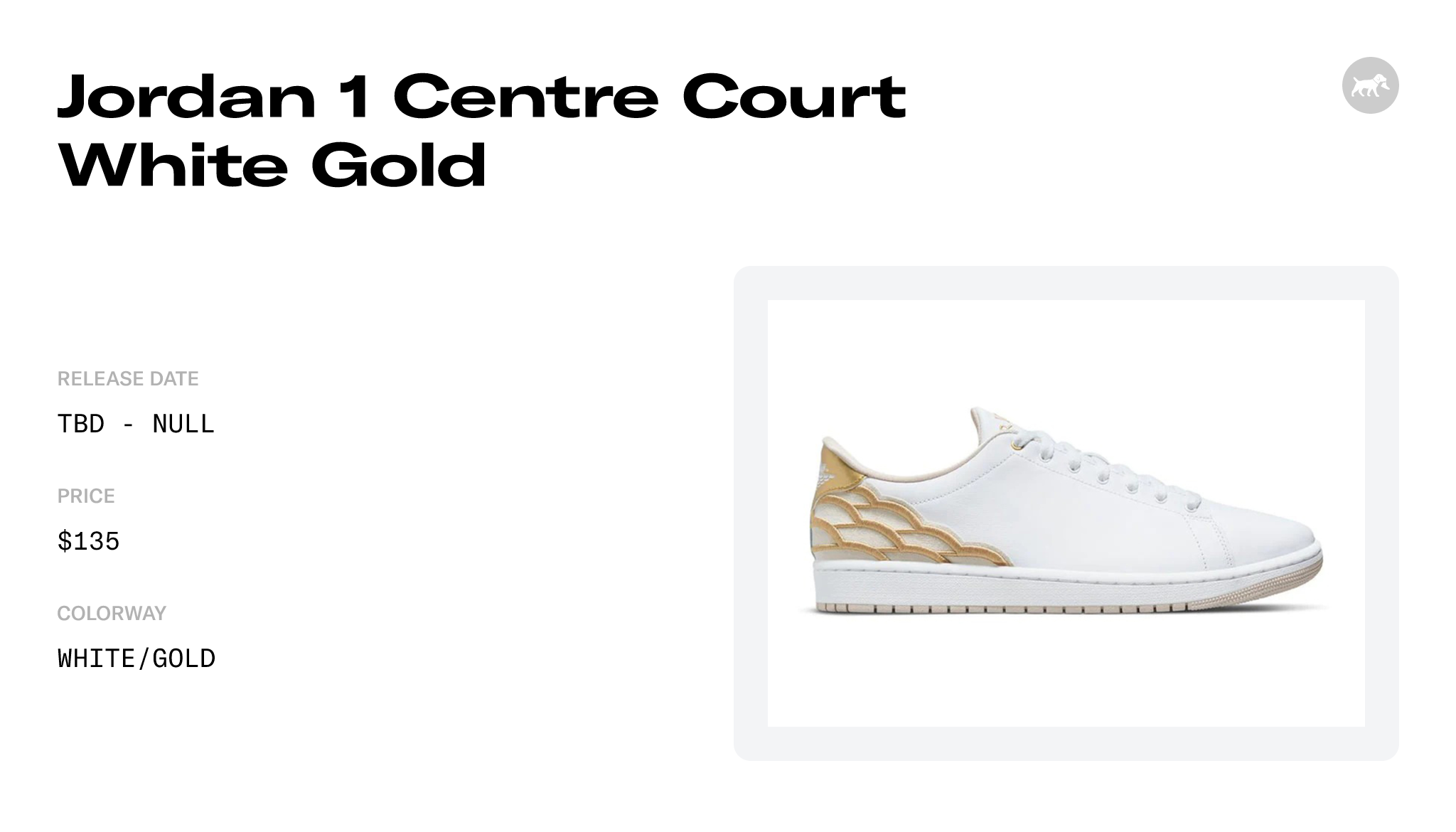 Jordan 1 Centre Court White Gold DQ8577 100 Raffles and Release Date