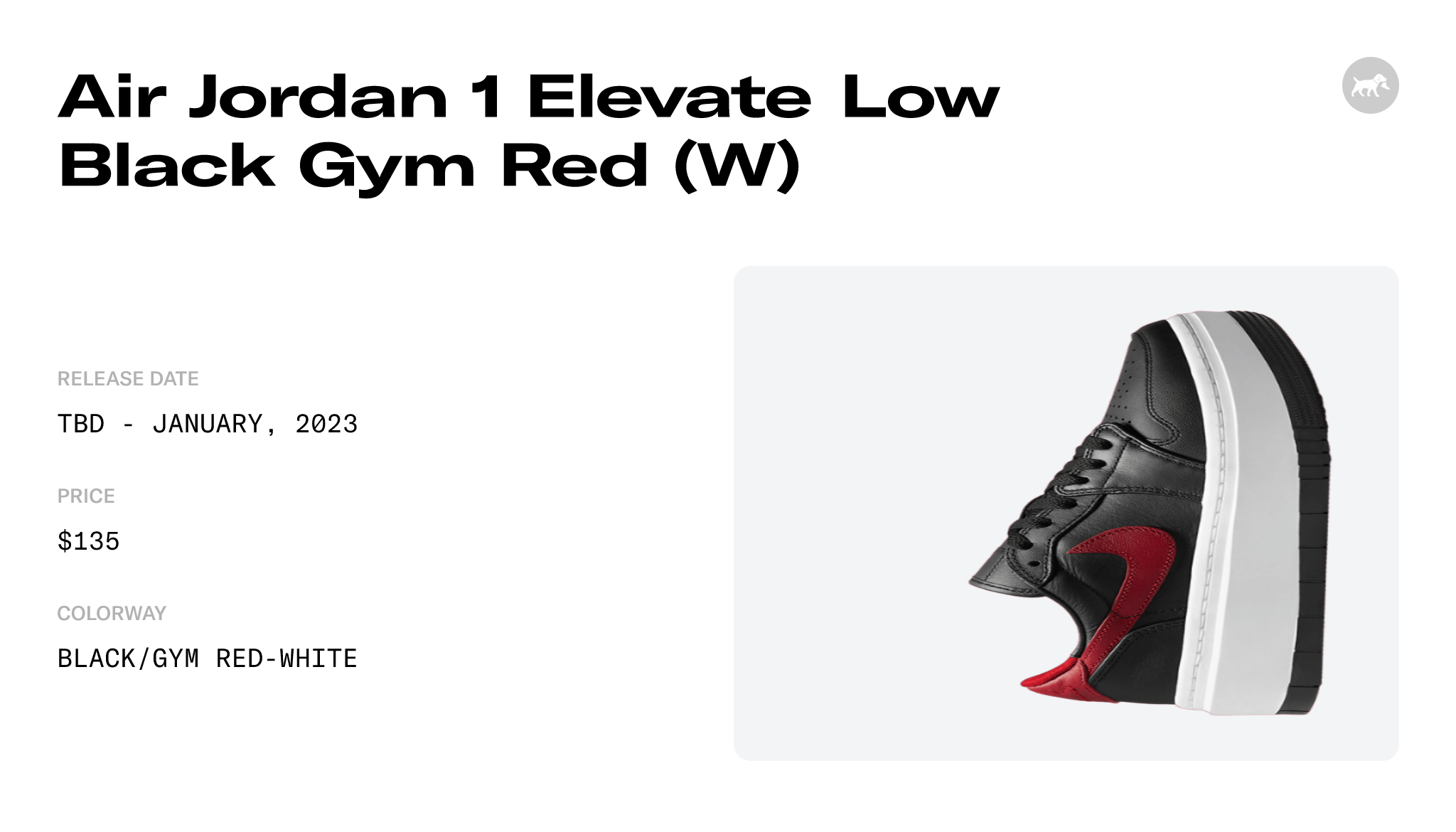Air Jordan 1 Elevate Low WMNS Black Red DH7004-061 