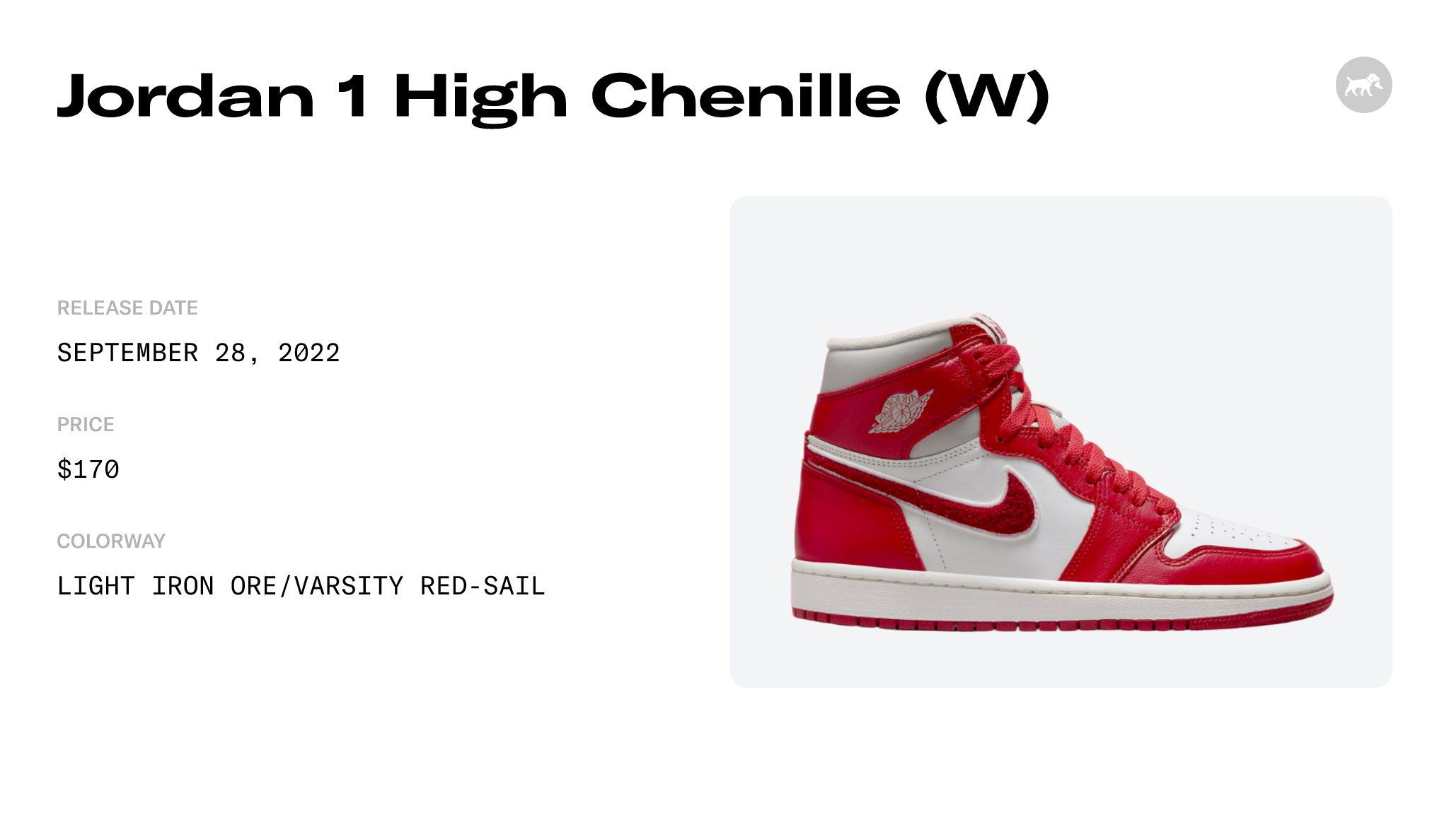 Air Jordan 1 High Red Chenille DJ4891-061 Release Date