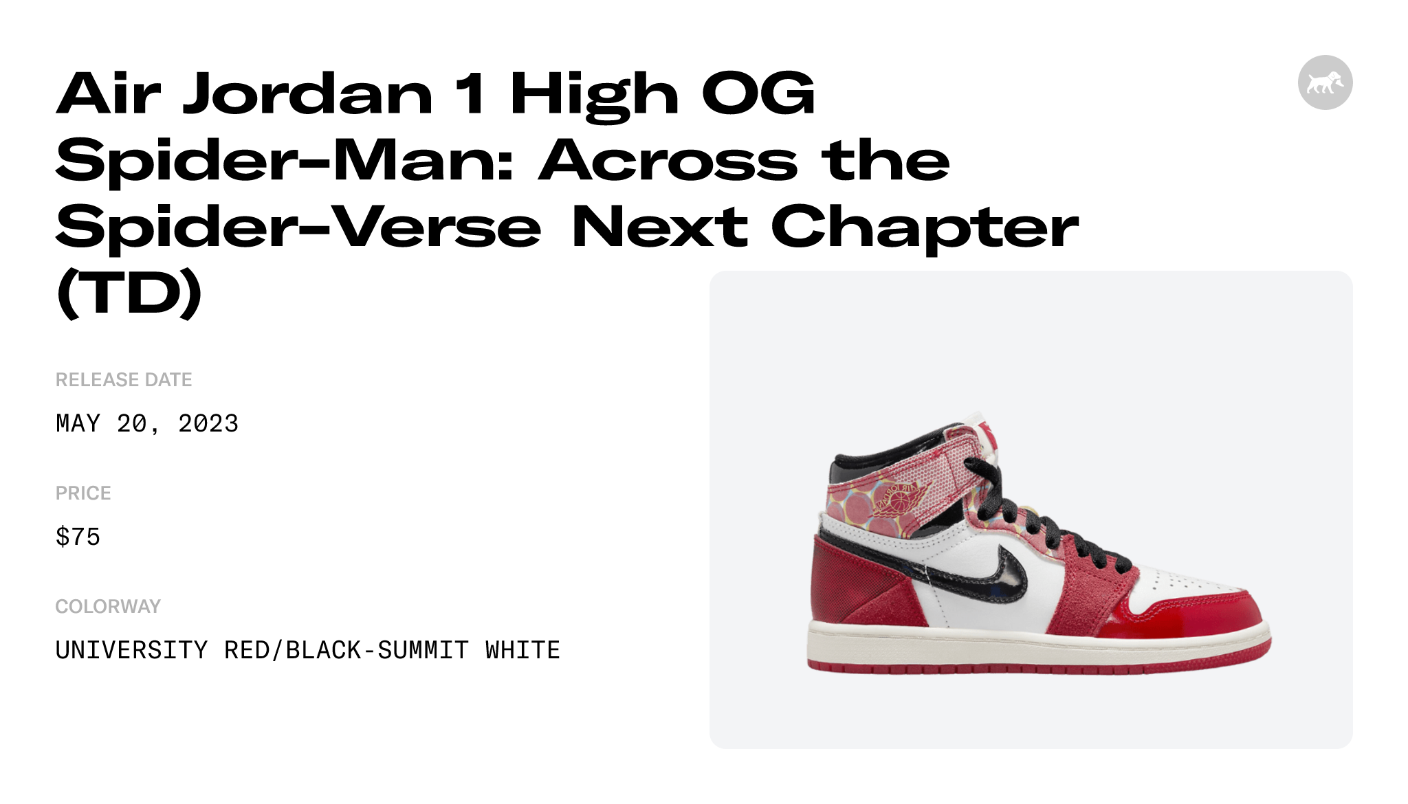 Air Jordan 1 High OG Spider-Man: Across the Spider-Verse Next Chapter  Raffles and Release Date