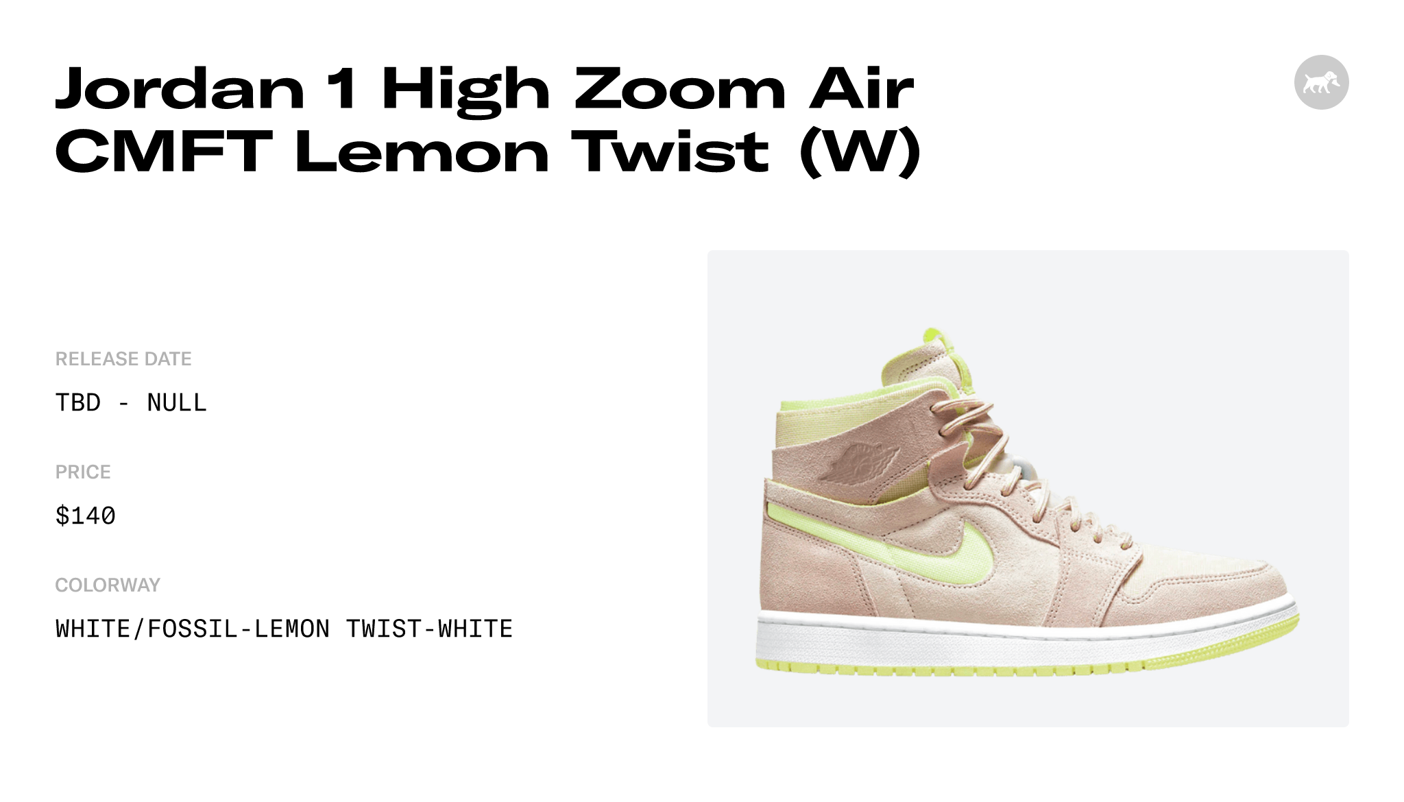 Jordan 1 zoom 2024 air CMFT lemon twist