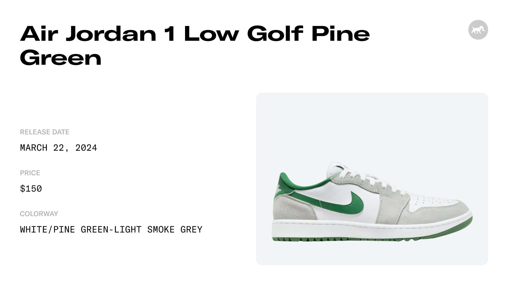 Air Jordan 1 Low Golf Pine Green - DD9315-112 Raffles and Release Date