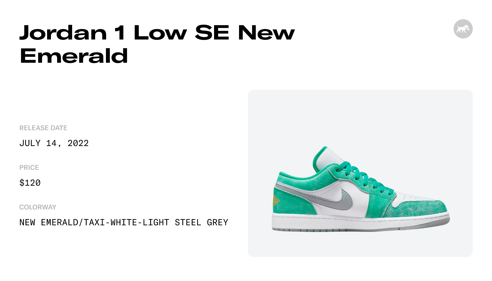 Jordan 1 Low SE New Emerald - DN3705-301 Raffles and Release Date