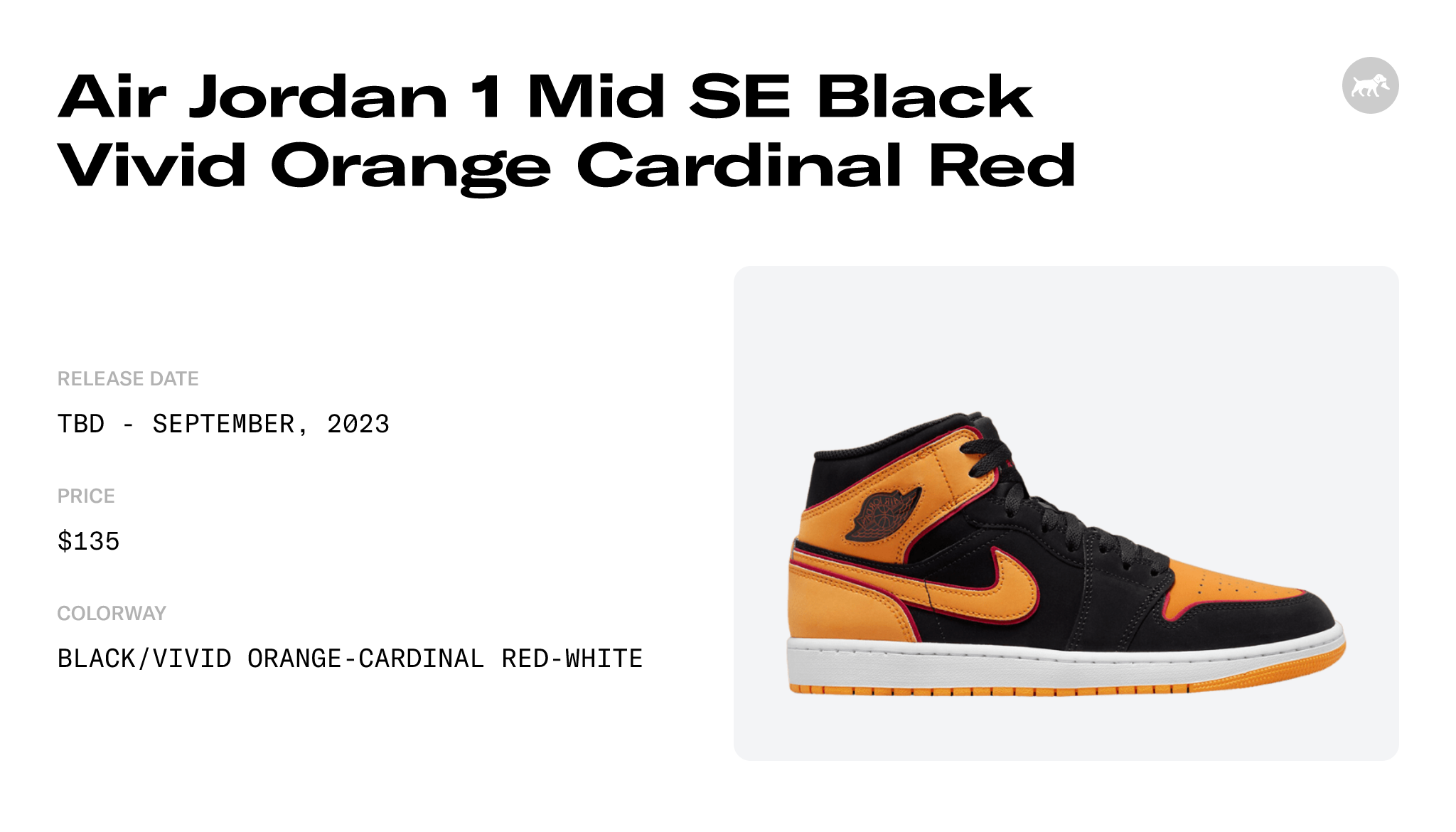 Air Jordan 1 Mid Black/Vivid Orange FJ4923-008