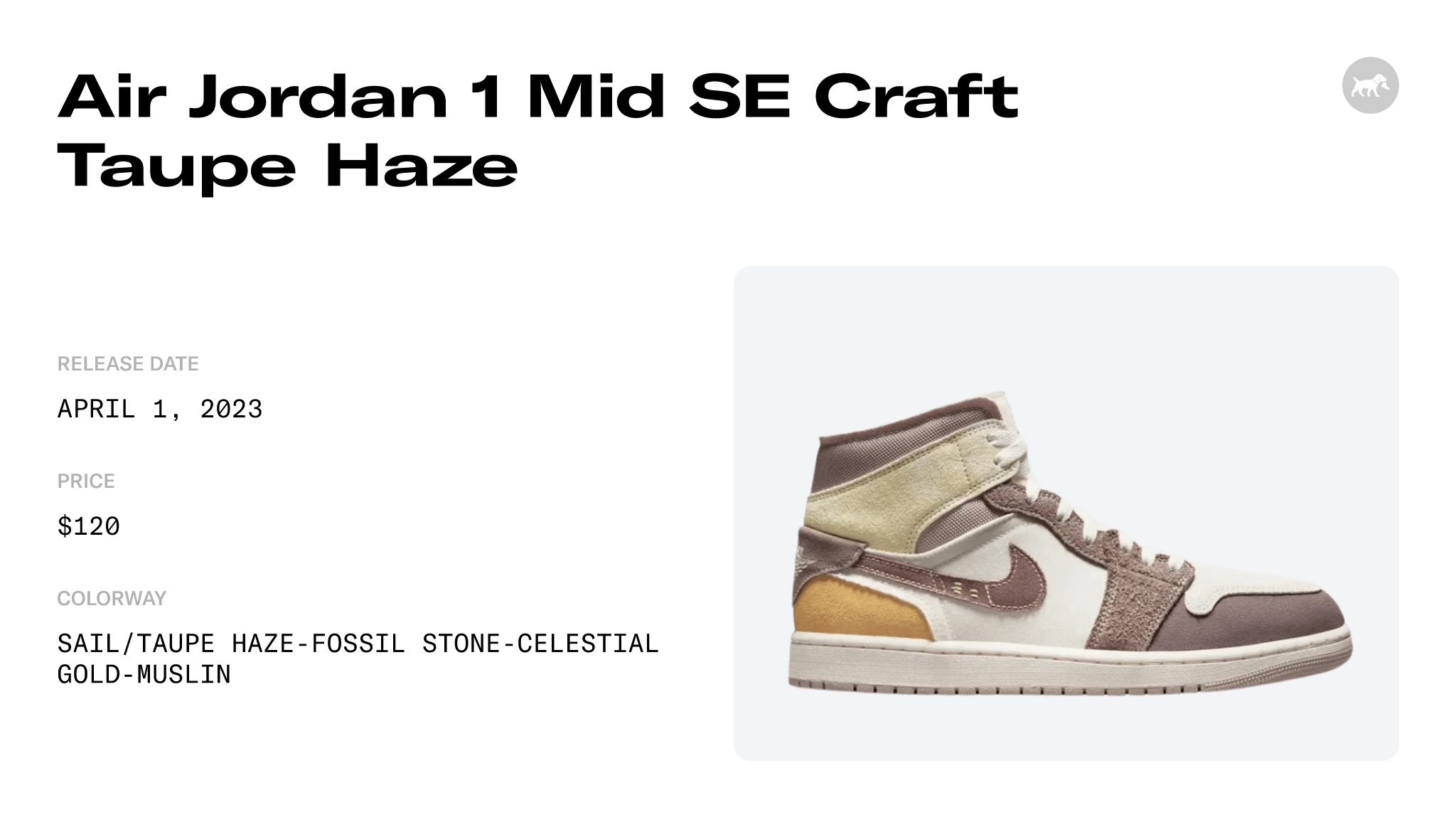 Air Jordan 1 Mid SE Craft Taupe Haze - DM9652-102 Raffles and