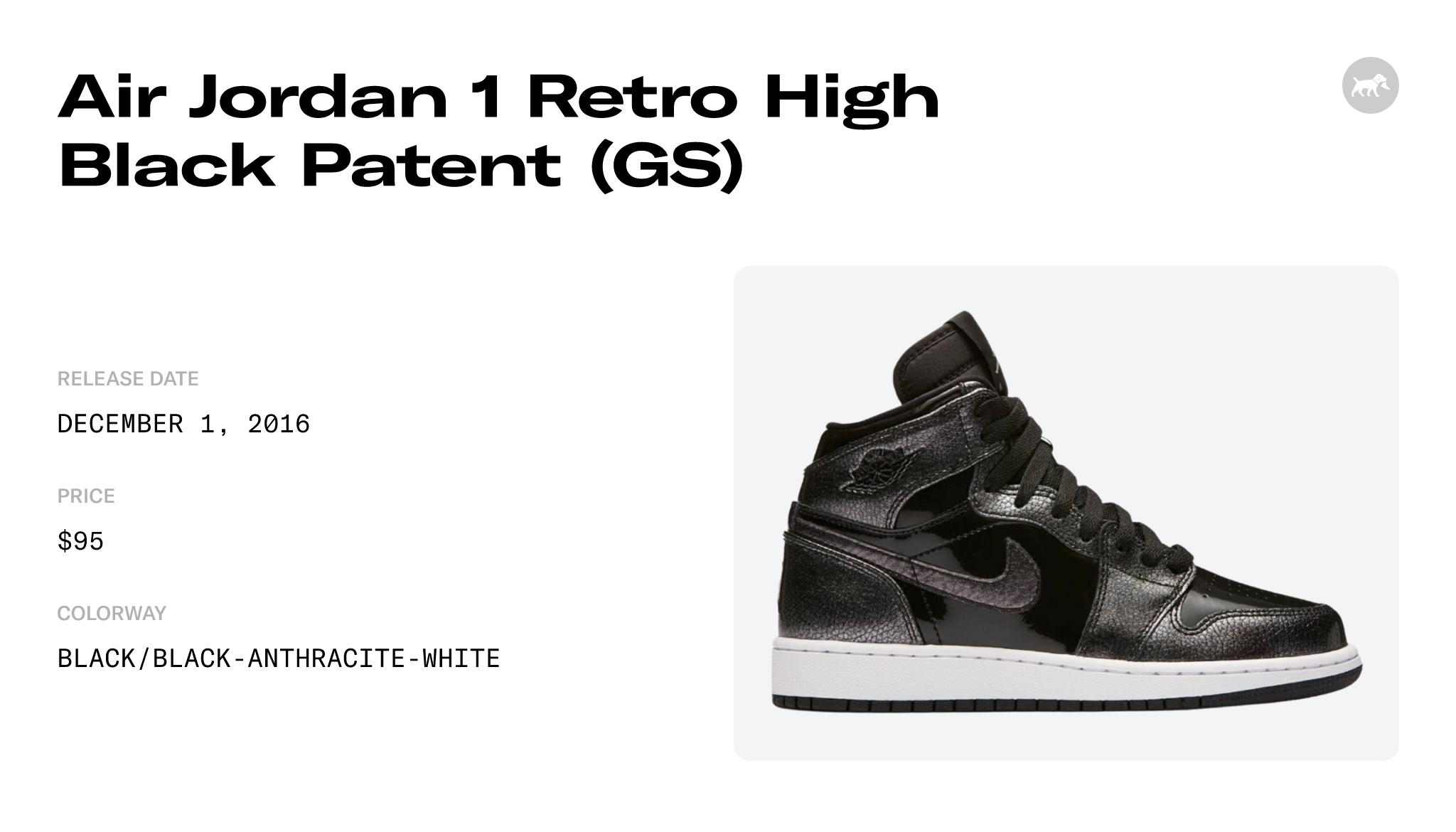 Air Jordan 1 Retro High Black Patent (GS) - 705300-017 Raffles and Release  Date