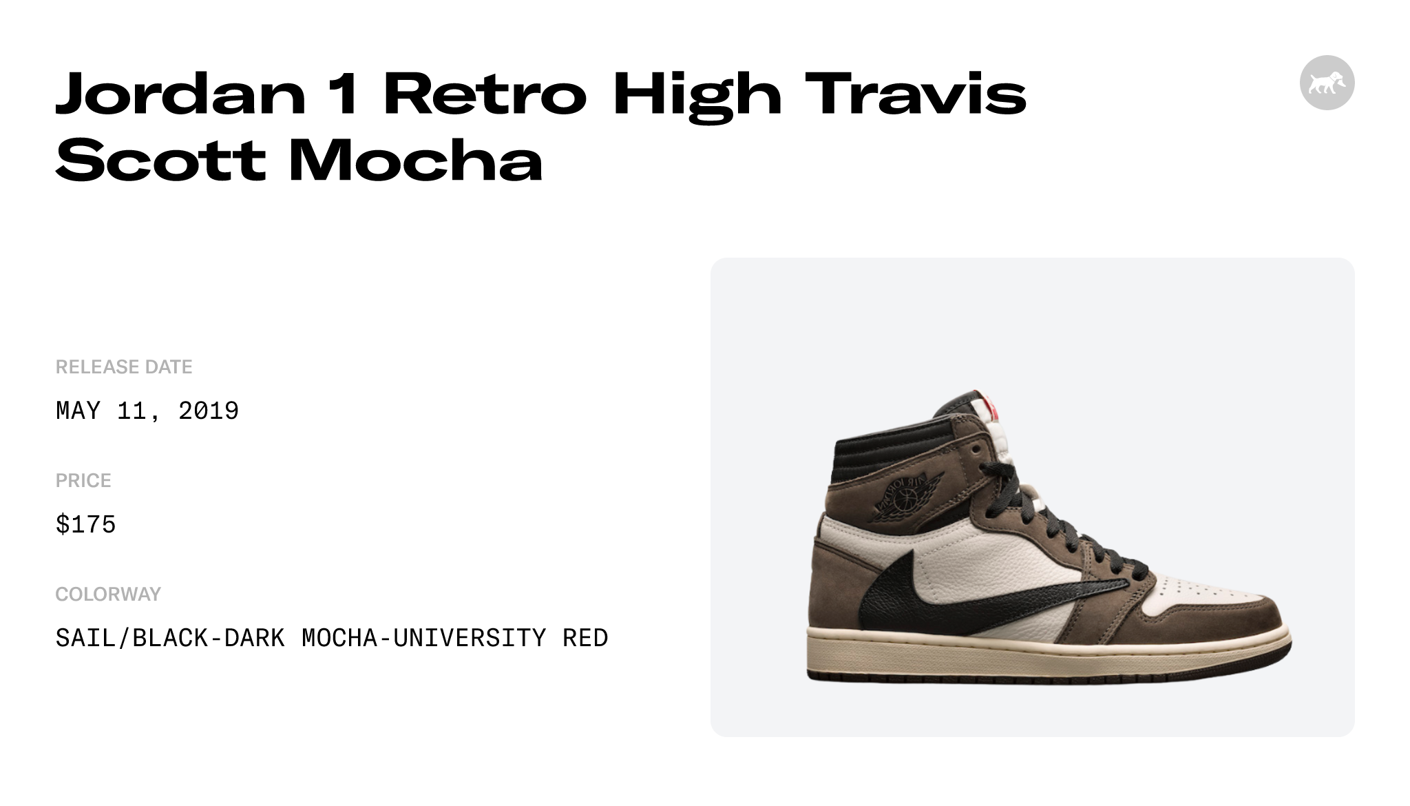 Travis Scott x Air Jordan 1 Retro High OG 'Mocha' CD4487-100