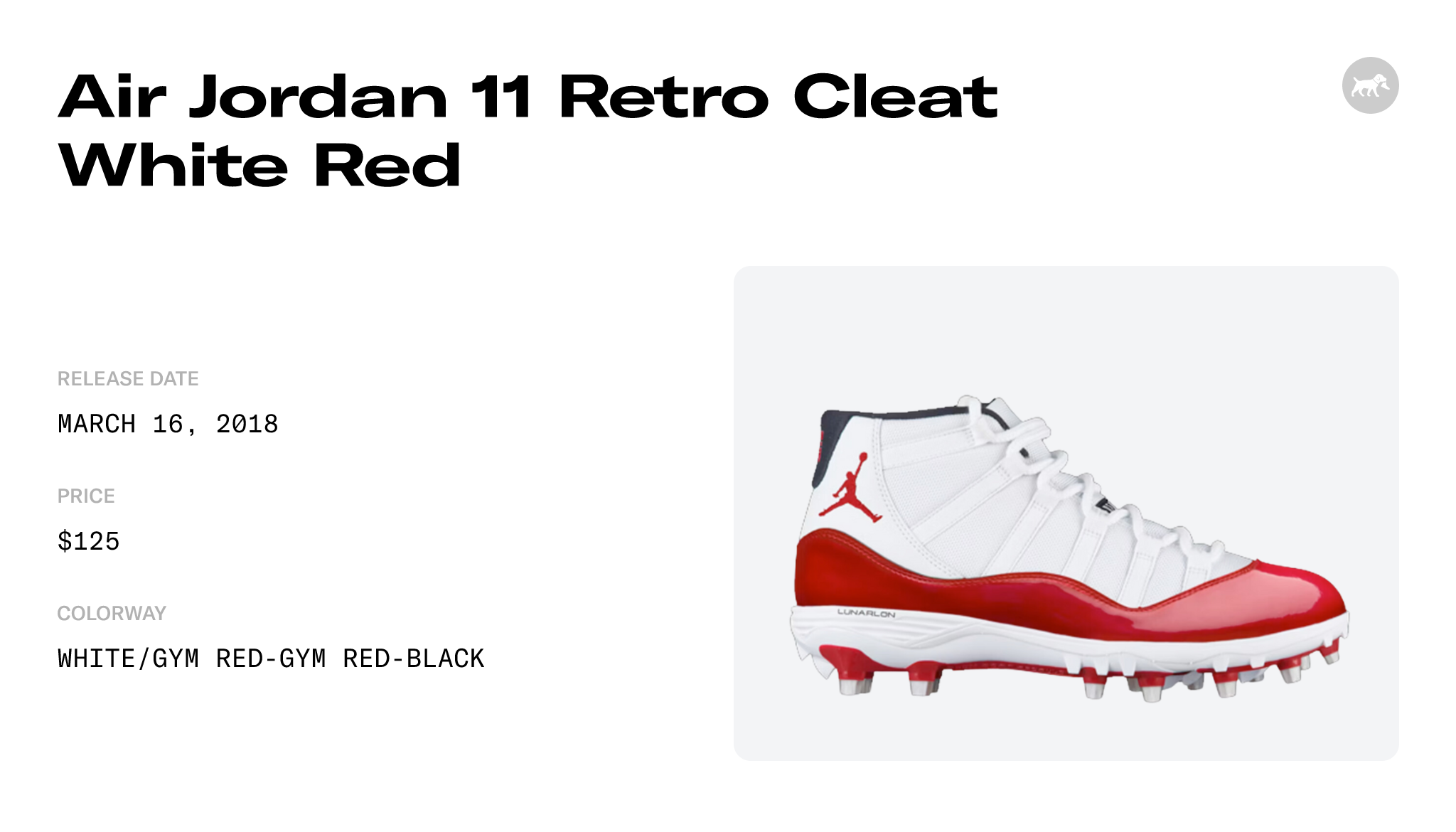 Air Jordan 11 Retro Cleat White Red AO1561 101 Raffles Where to Buy