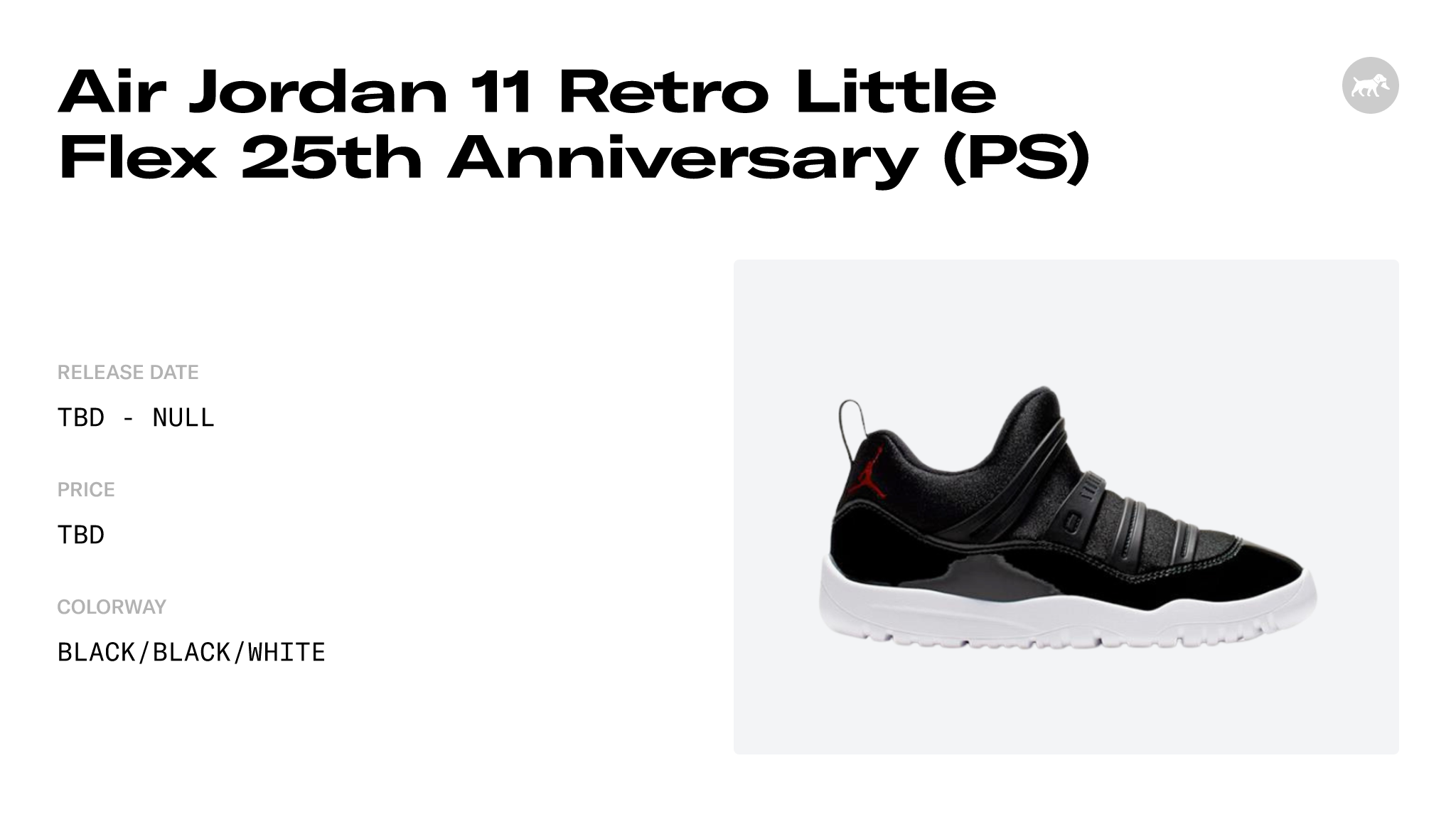 Air Jordan 11 Retro Little Flex 25th Anniversary PS BQ7101 011 Release Info