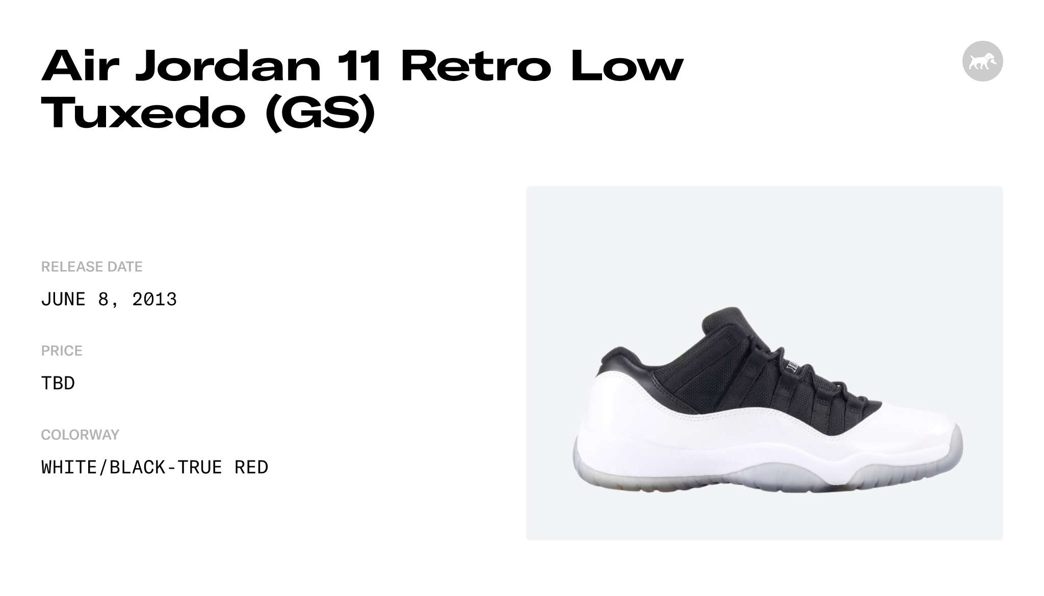 Buy Jordan 11 Retro Low Tuxedo (GS)