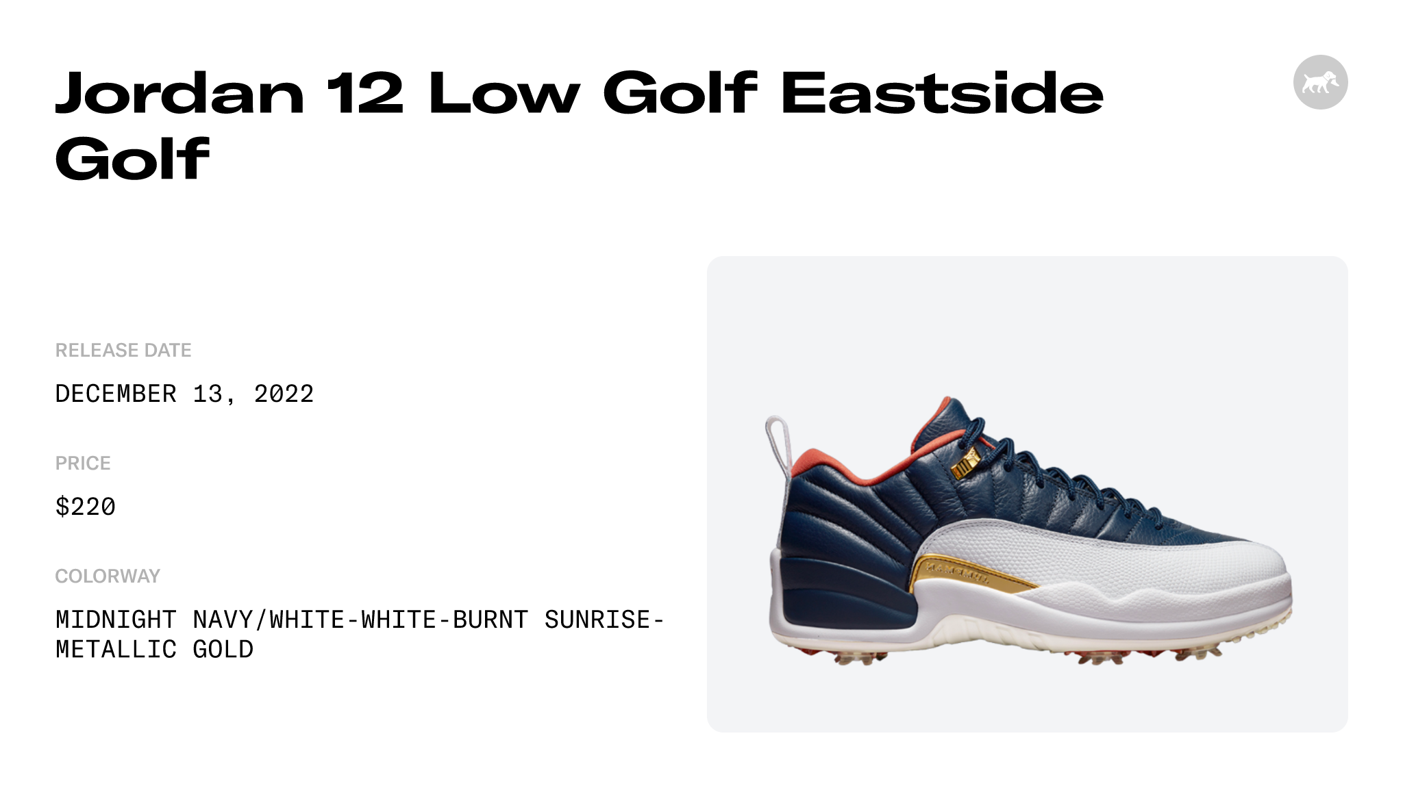 Eastside Golf Air Jordan 12 Release Date