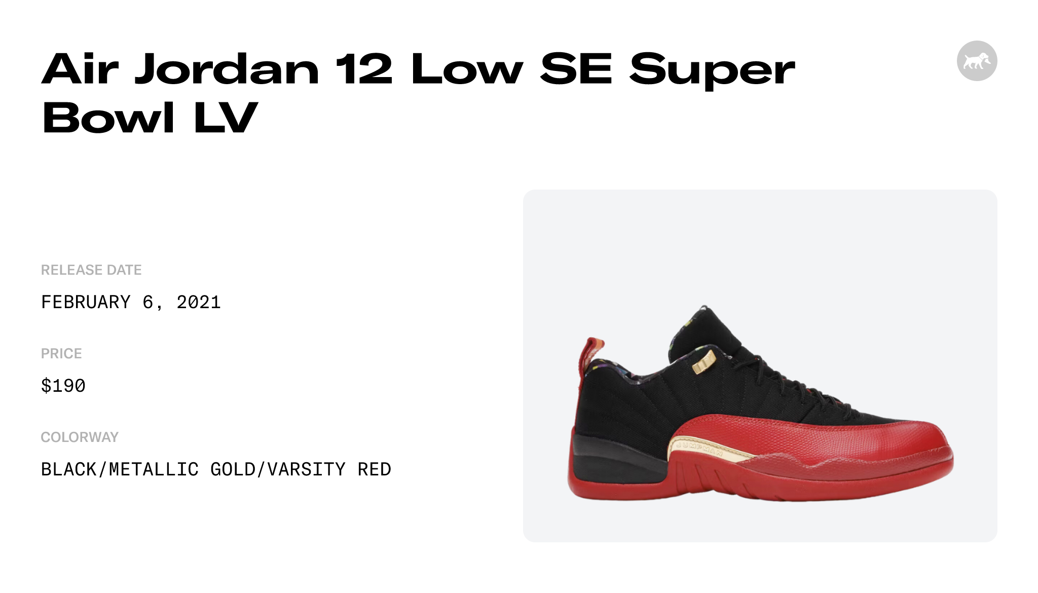 Where to Buy Air Jordan 12 Low SE Super Bowl LV