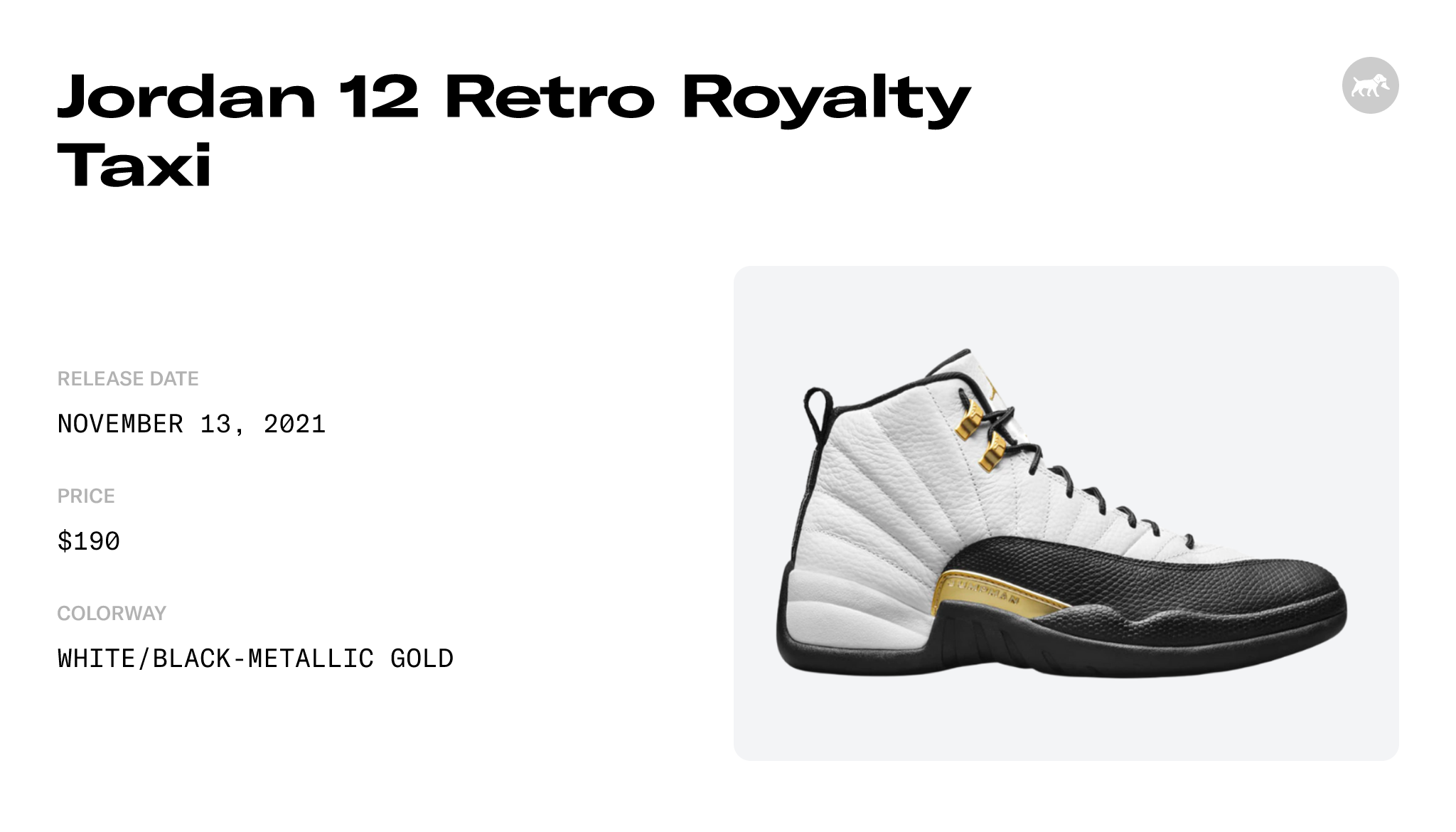 Buy Men's Jordan 12 Retro Royalty White/Metallic Gold-Black