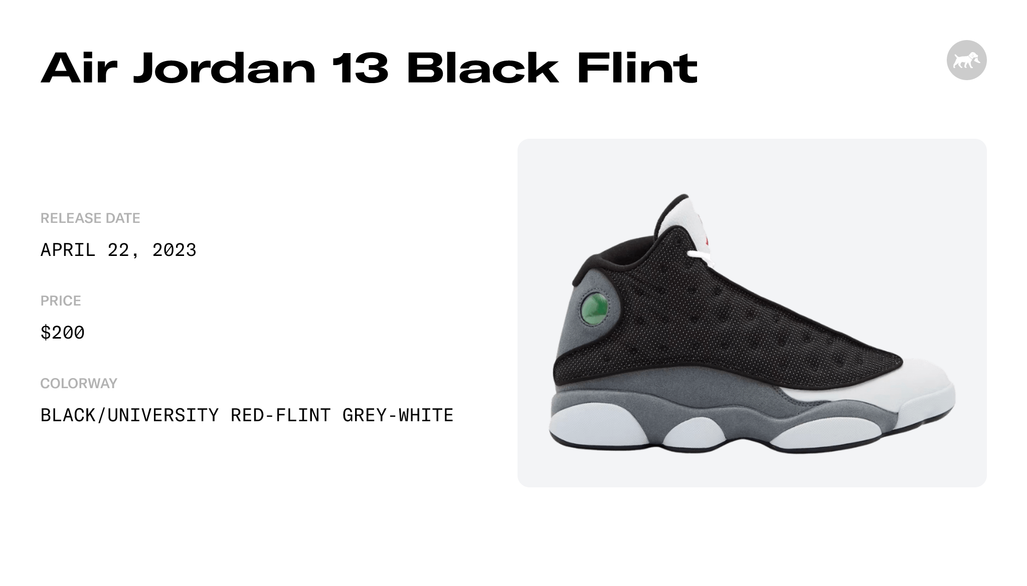 Air Jordan 13 Black Flint DJ5982-060 Release Date