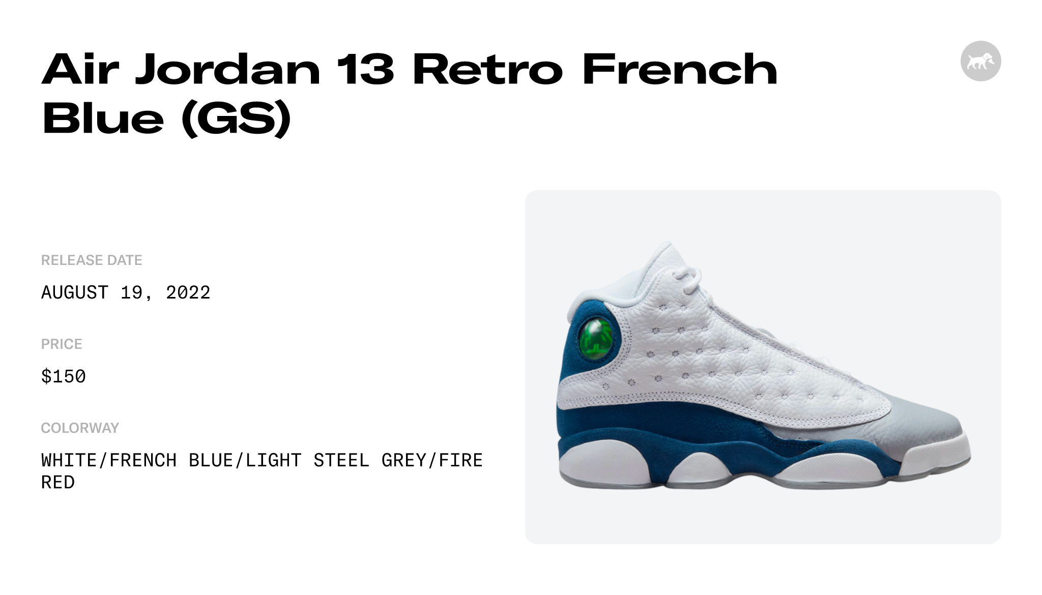 Air Jordan 13 Retro French Blue Release Date