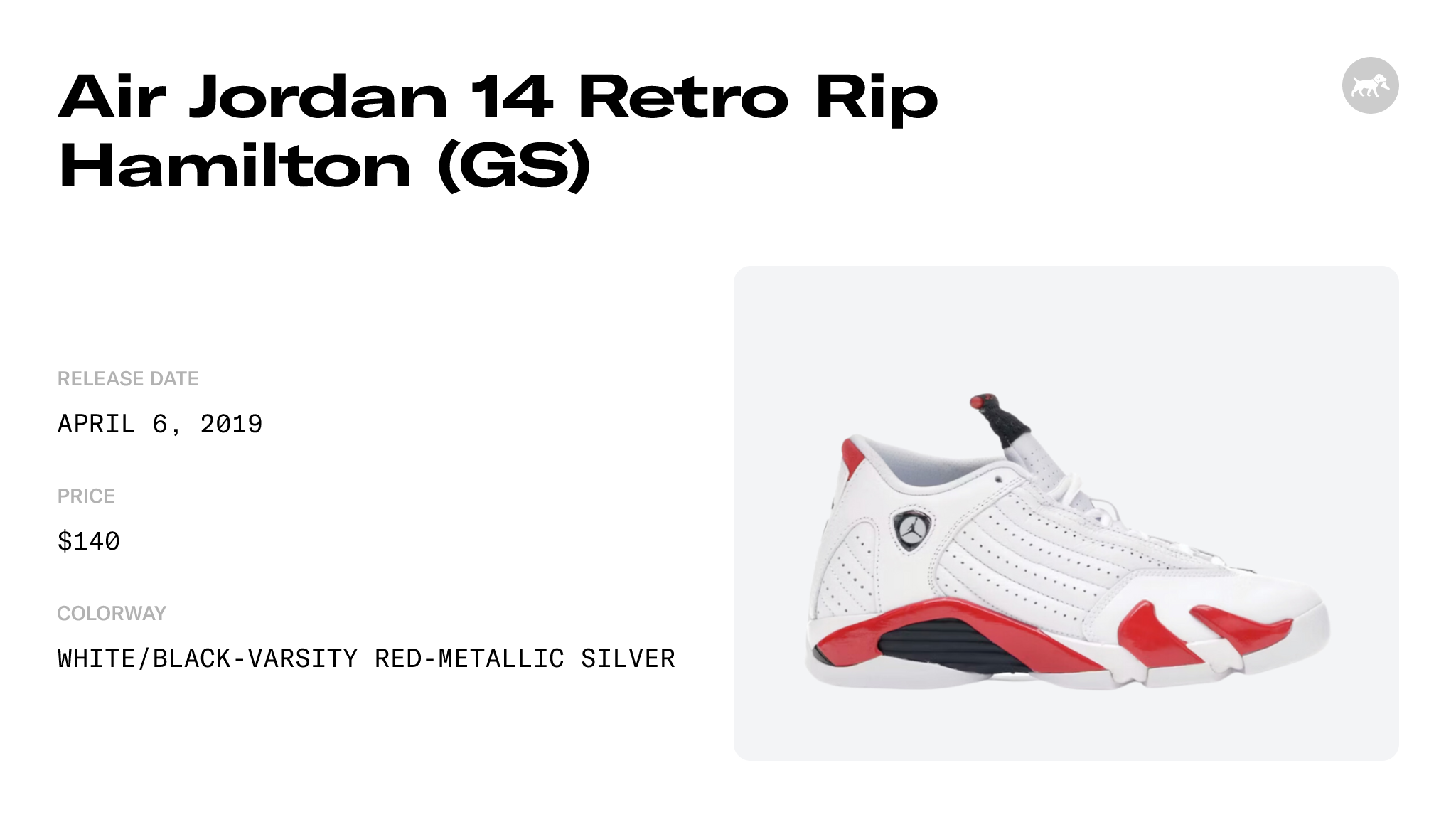 Retro 14s cheap rip hamilton